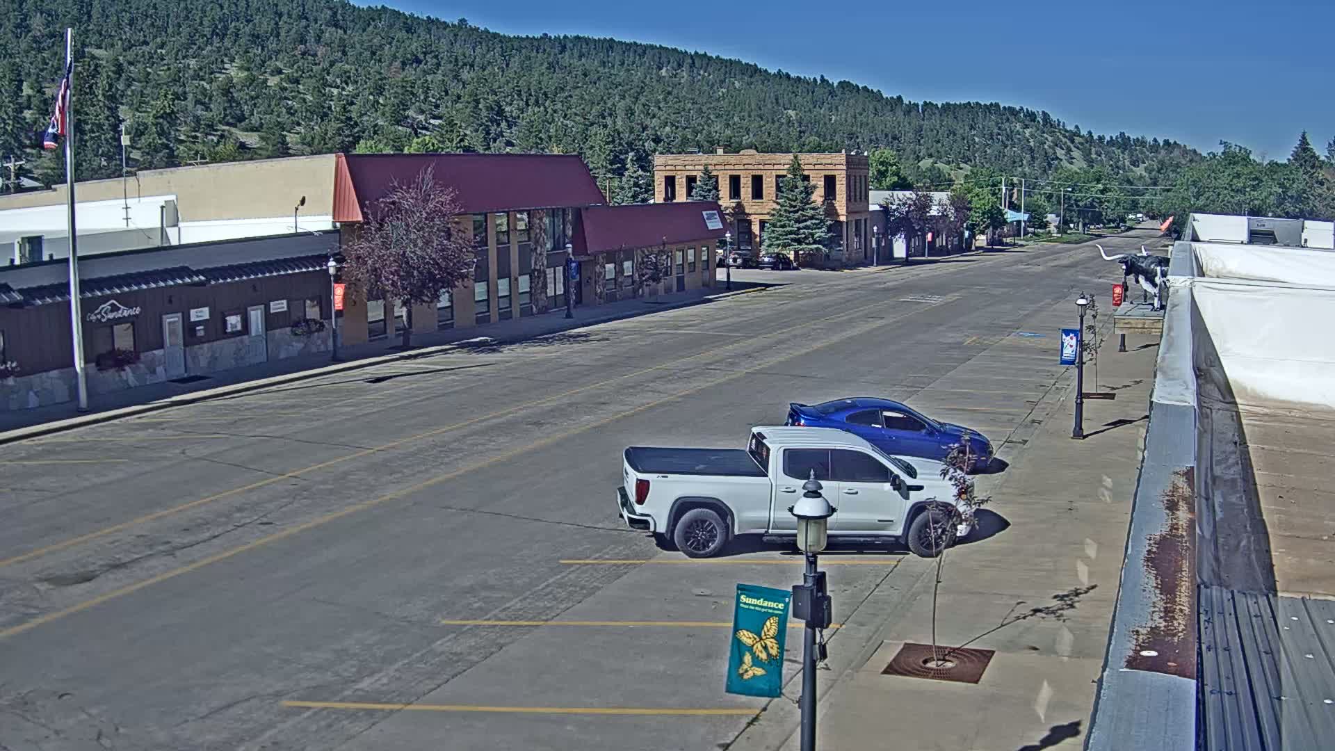 Sundance Village, East Main Street  Live Cam - Sundance, Crook, Wyoming, USA