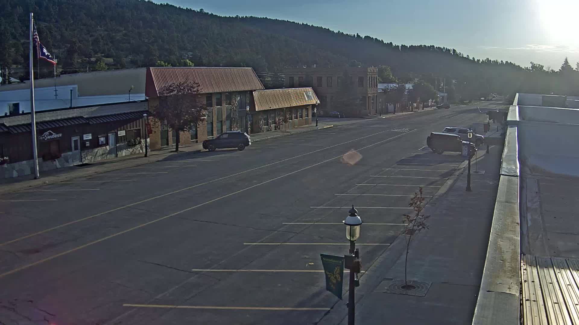 Sundance Village, East Main Street  Live Cam - Sundance, Crook, Wyoming, USA