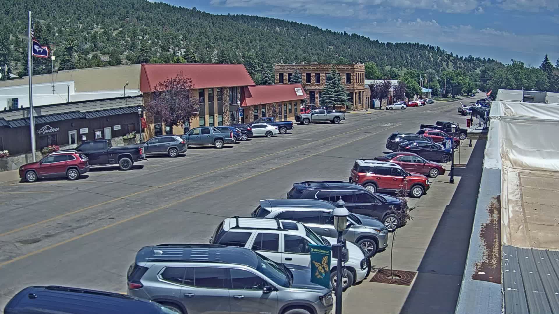 Sundance Village, East Main Street  Live Cam - Sundance, Crook, Wyoming, USA