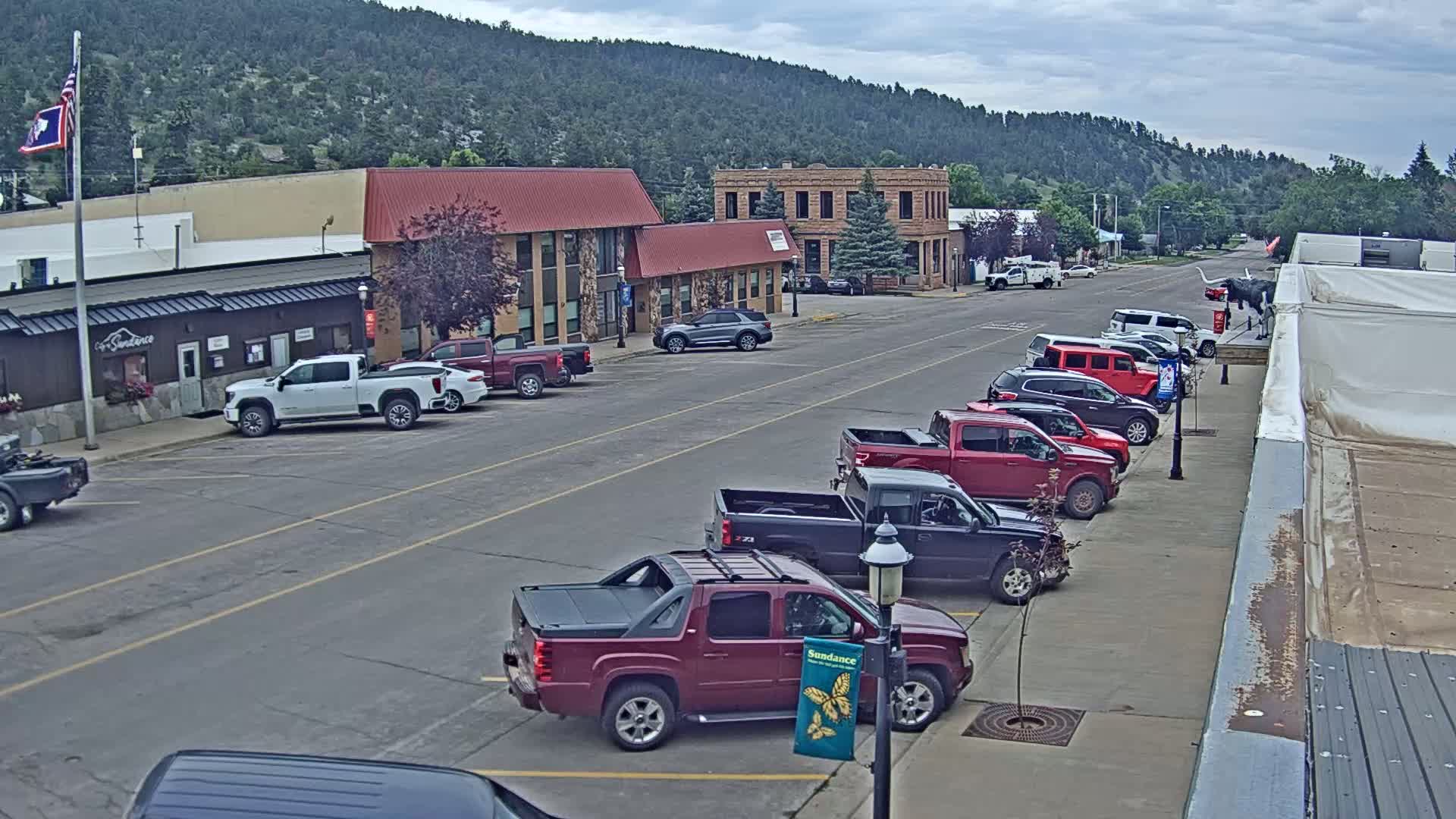 Sundance Village, East Main Street  Live Cam - Sundance, Crook, Wyoming, USA