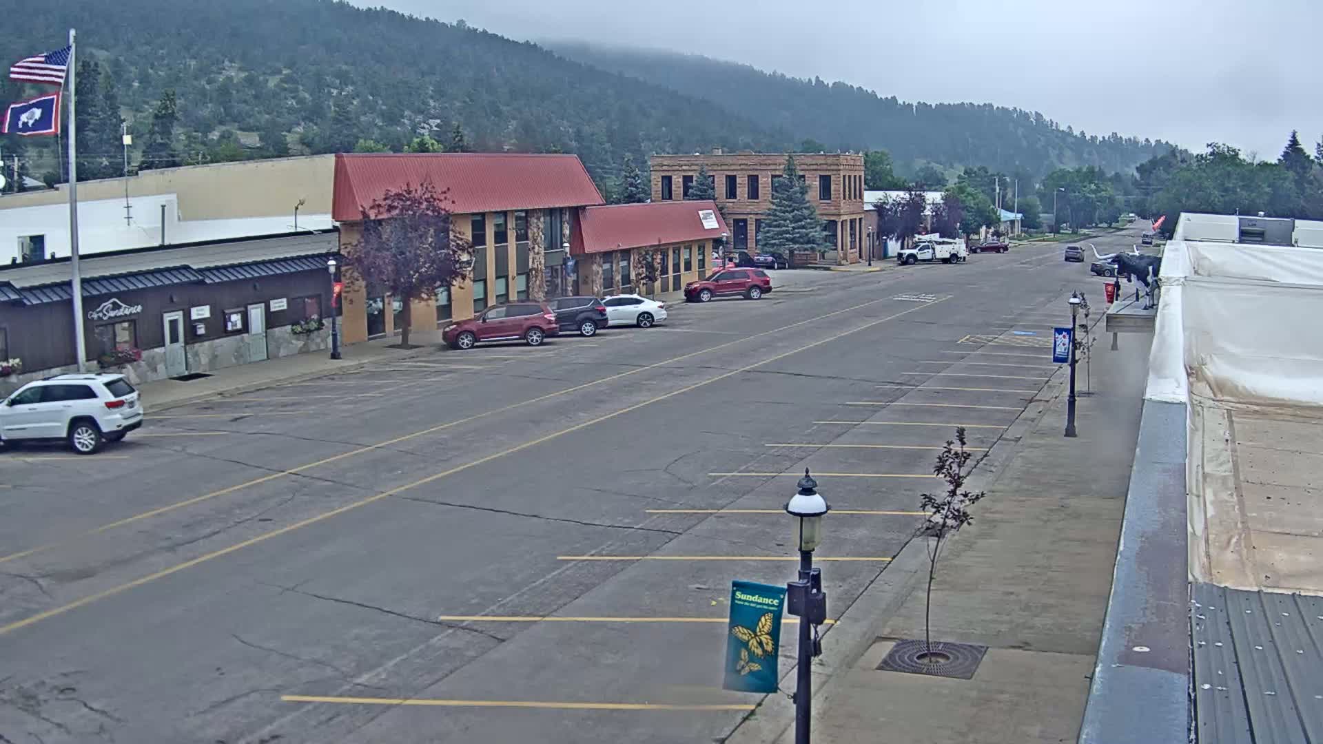 Sundance Village, East Main Street  Live Cam - Sundance, Crook, Wyoming, USA