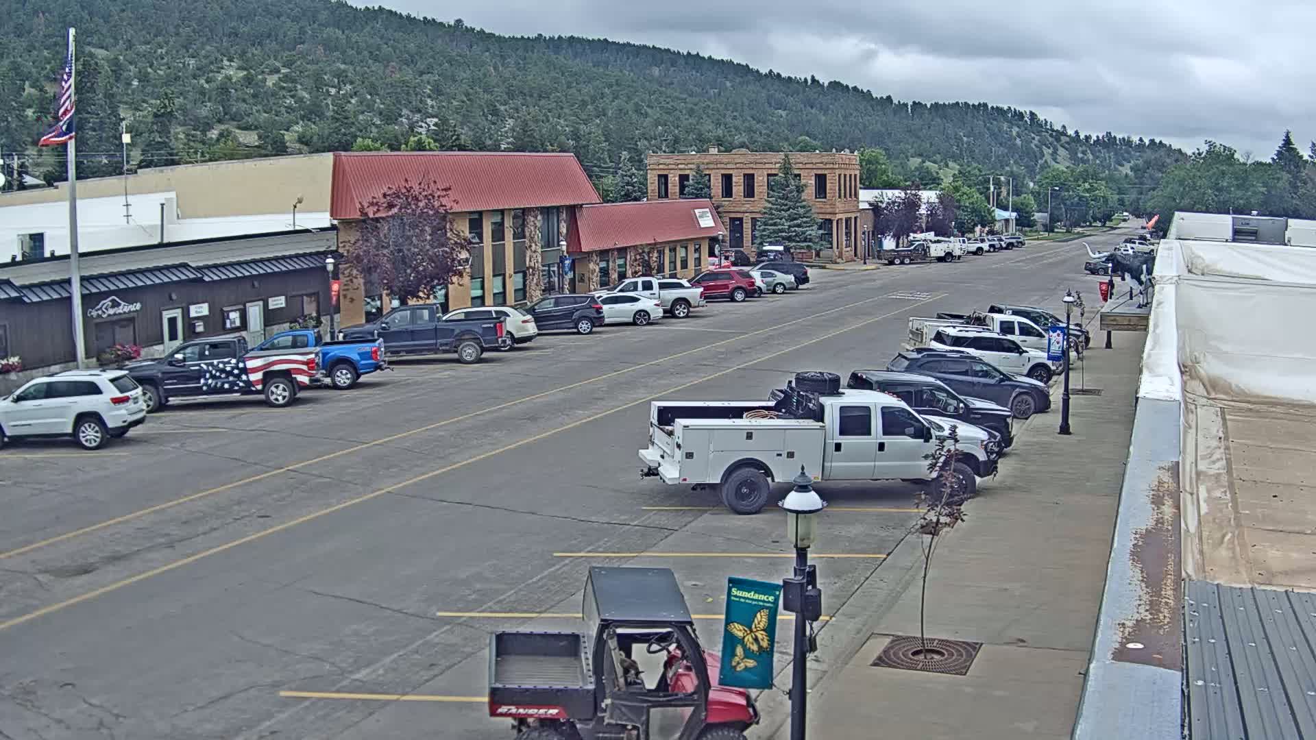 Sundance Village, East Main Street  Live Cam - Sundance, Crook, Wyoming, USA