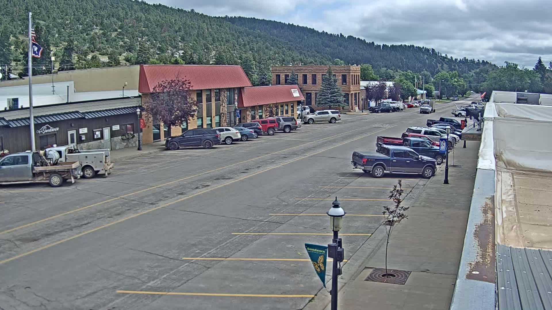 Sundance Village, East Main Street  Live Cam - Sundance, Crook, Wyoming, USA