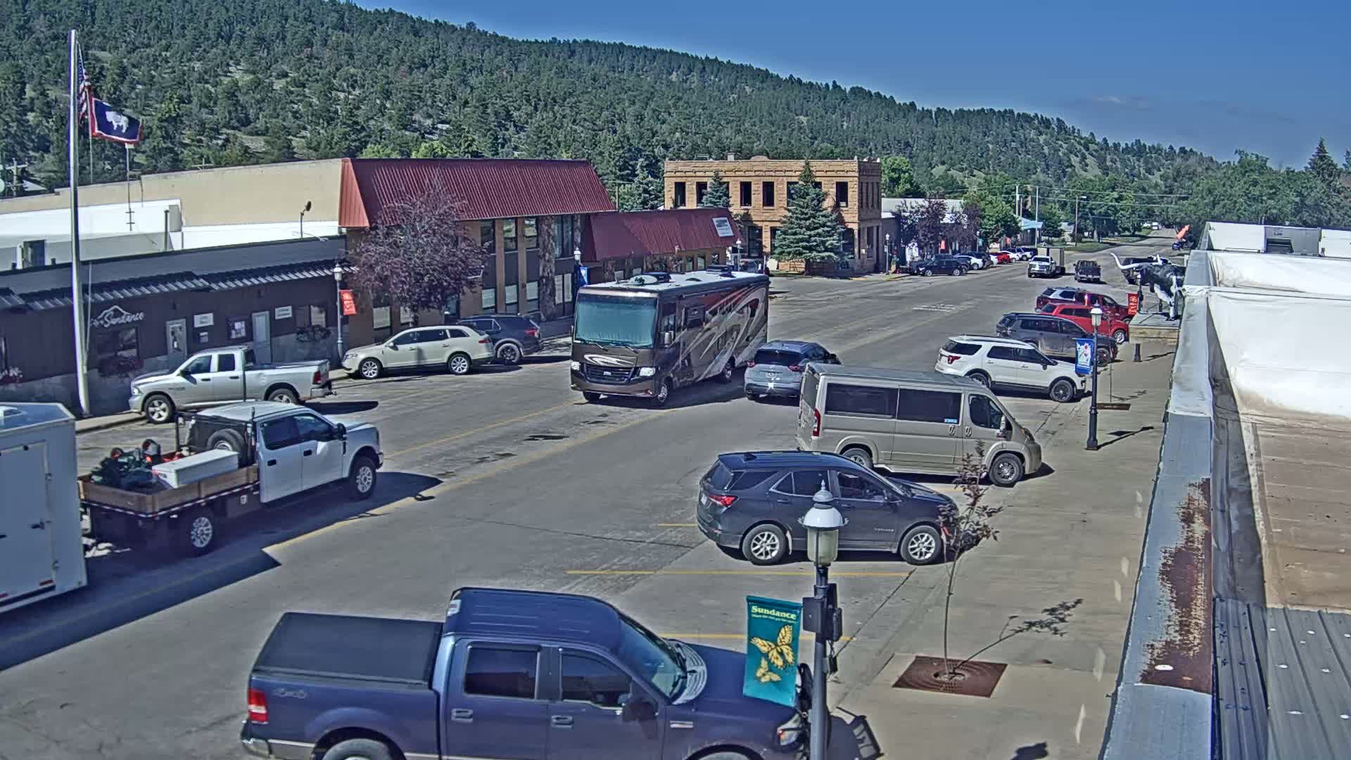 Sundance Village, East Main Street  Live Cam - Sundance, Crook, Wyoming, USA