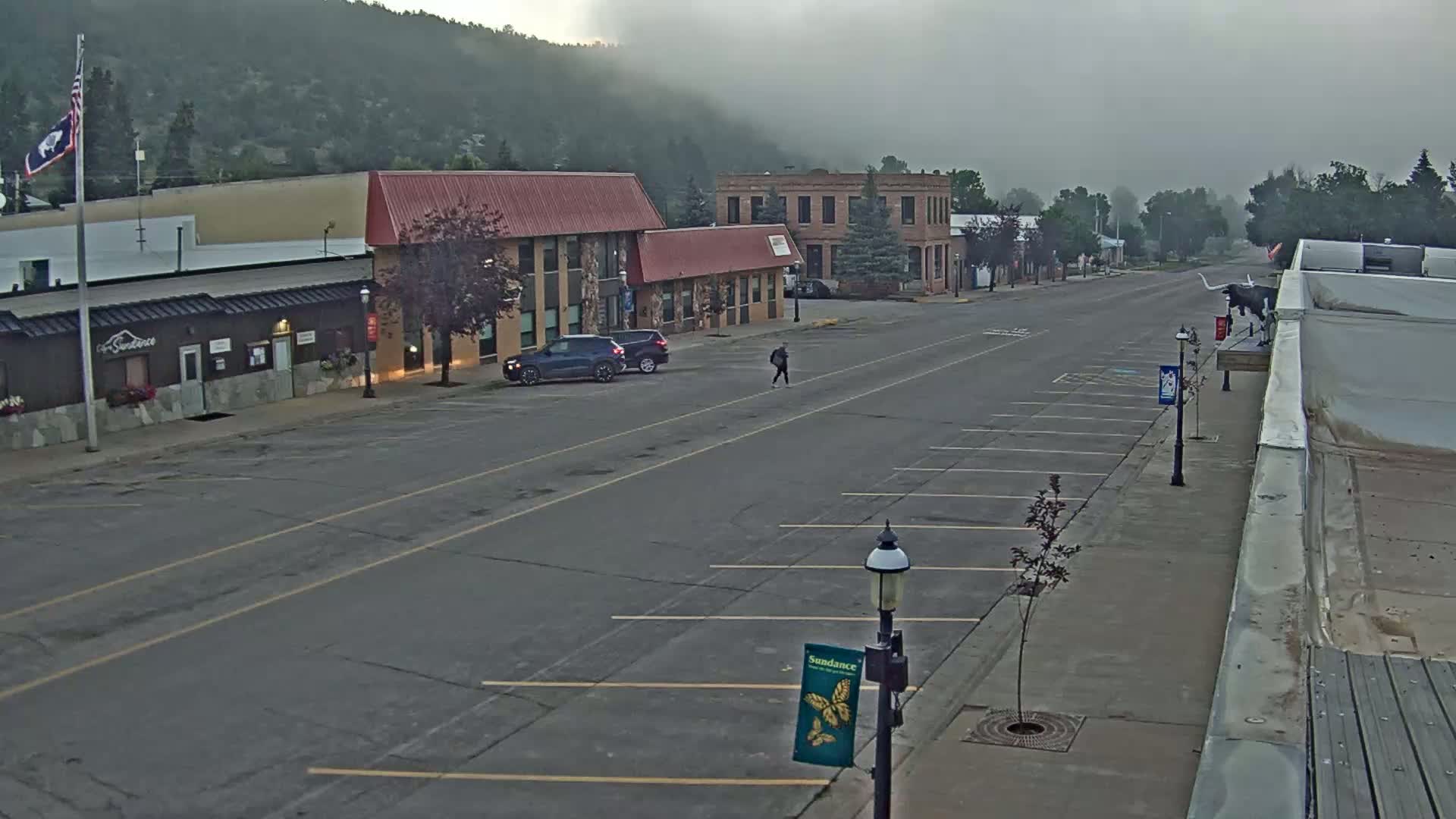 Sundance Village, East Main Street  Live Cam - Sundance, Crook, Wyoming, USA