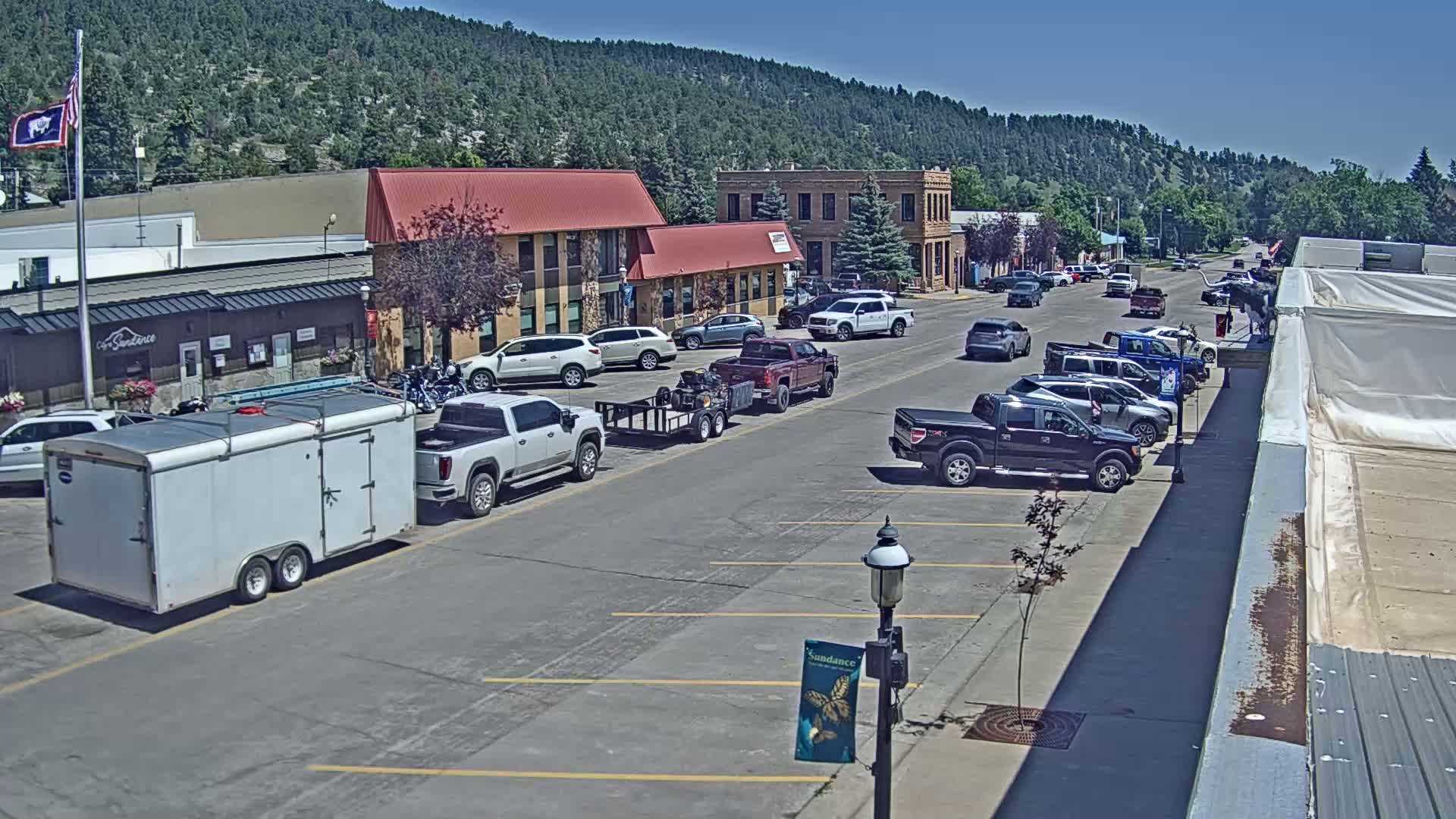 Sundance Village, East Main Street  Live Cam - Sundance, Crook, Wyoming, USA