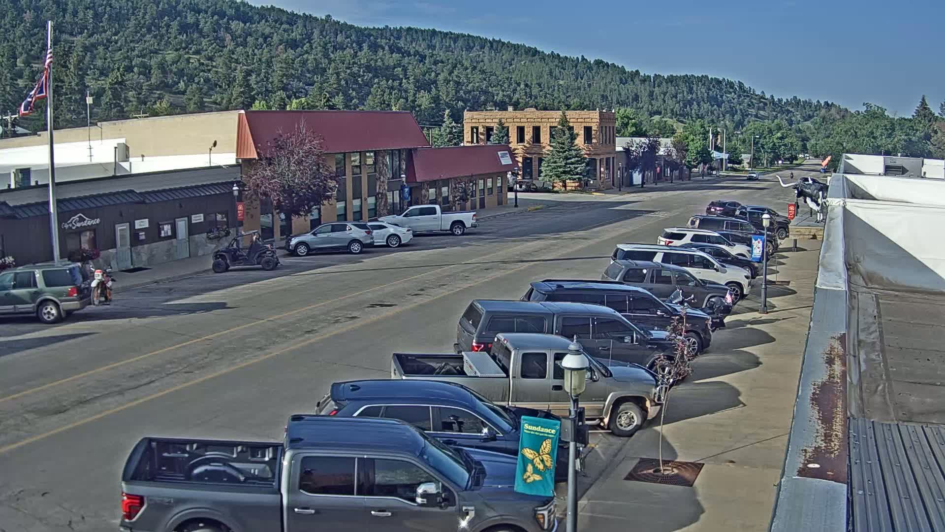 Sundance Village, East Main Street  Live Cam - Sundance, Crook, Wyoming, USA