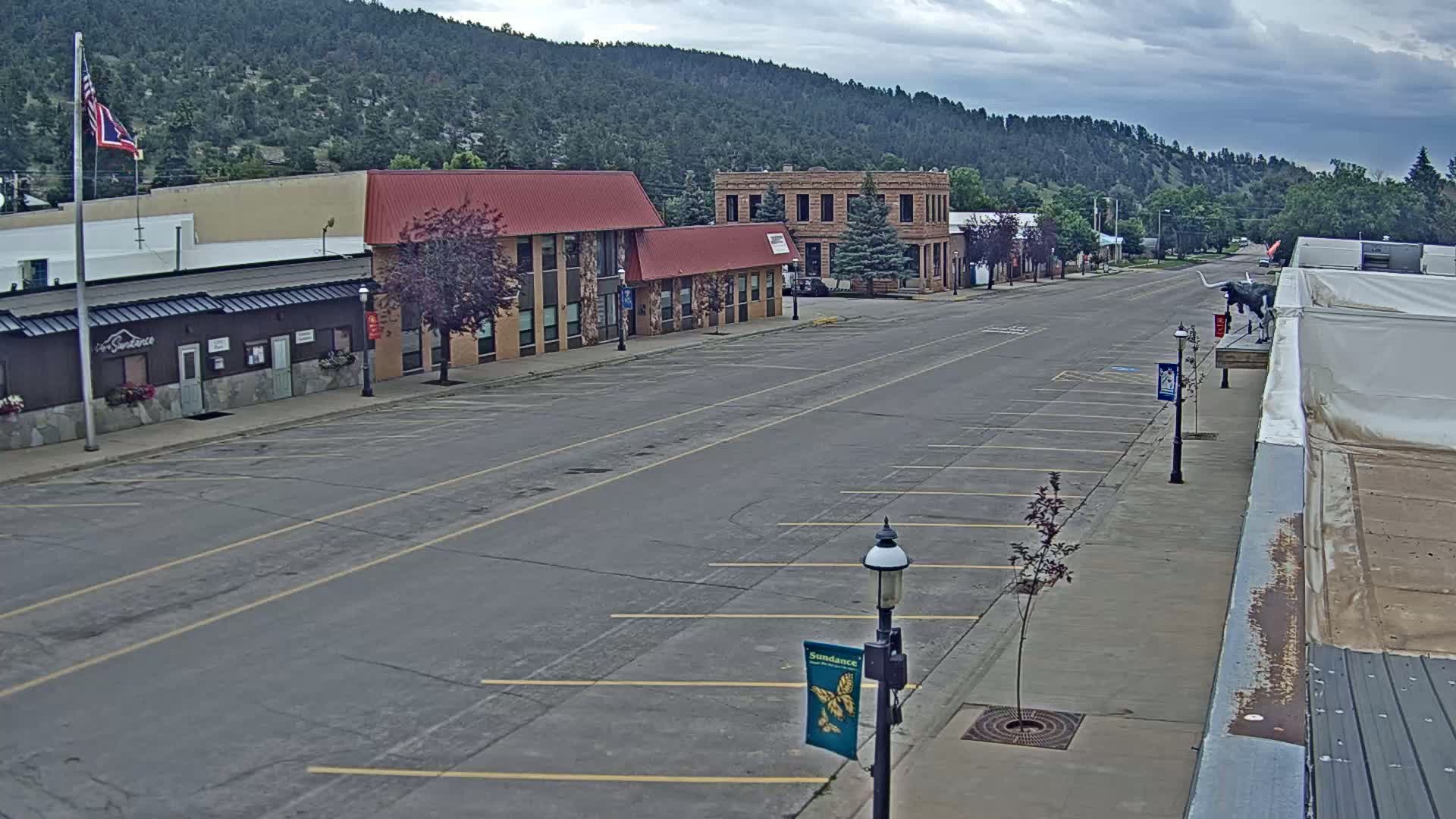 Sundance Village, East Main Street  Live Cam - Sundance, Crook, Wyoming, USA