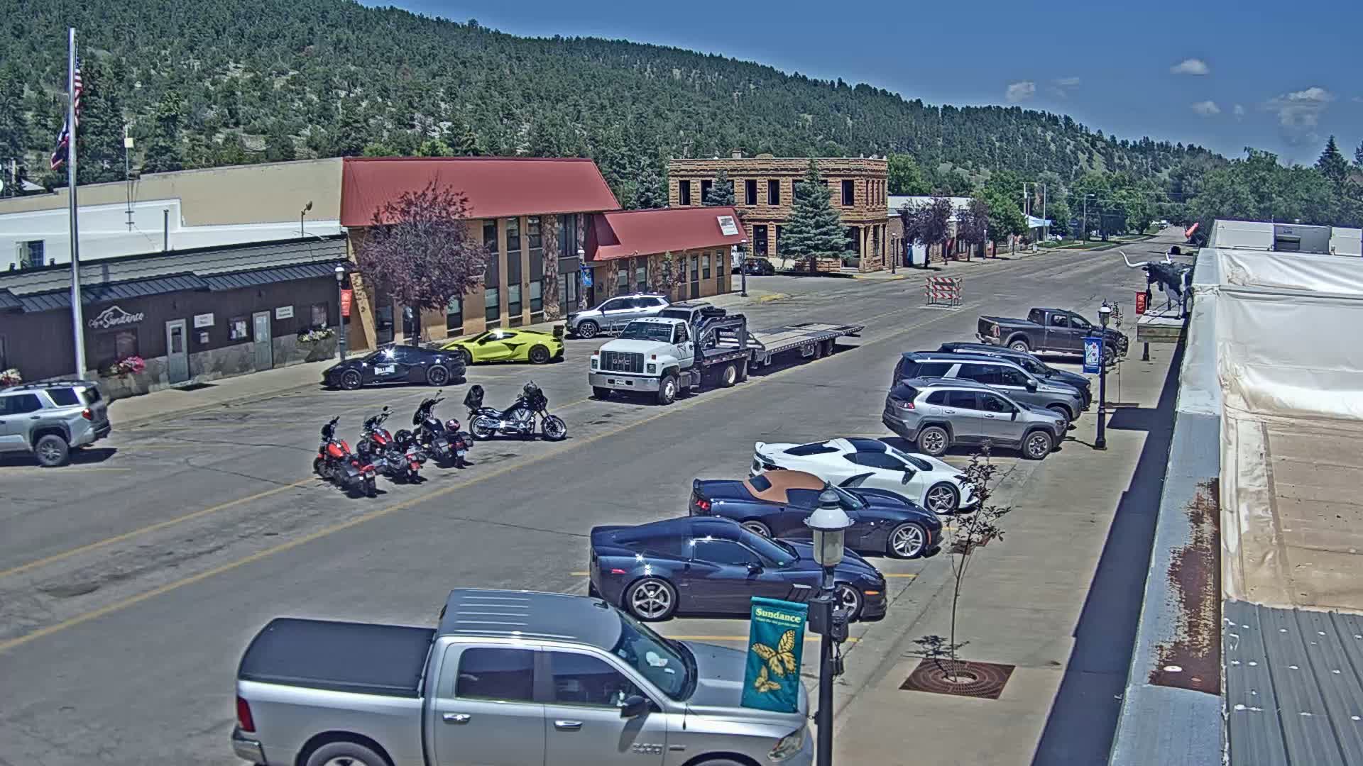 Sundance Village, East Main Street  Live Cam - Sundance, Crook, Wyoming, USA