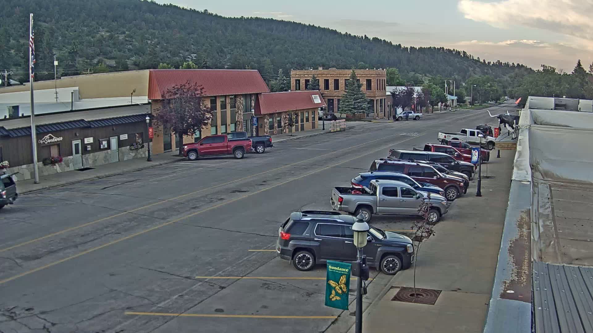 Sundance Village, East Main Street  Live Cam - Sundance, Crook, Wyoming, USA