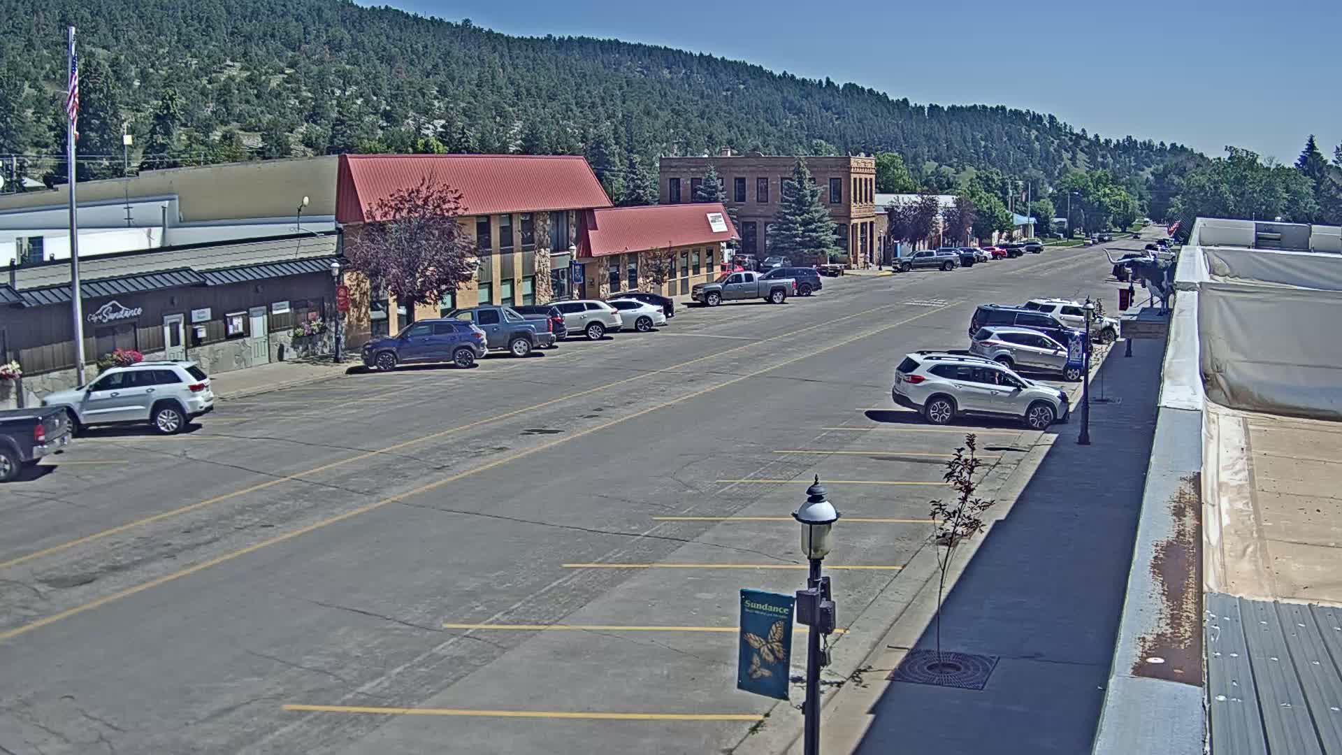 Sundance Village, East Main Street  Live Cam - Sundance, Crook, Wyoming, USA