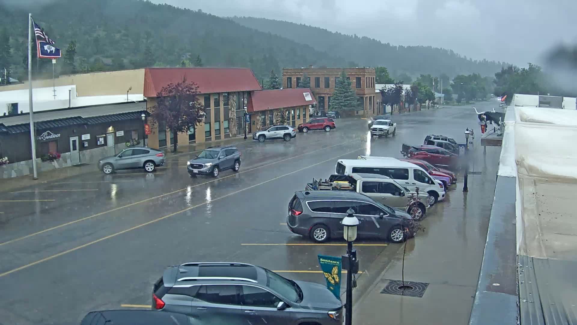 Sundance Village, East Main Street  Live Cam - Sundance, Crook, Wyoming, USA
