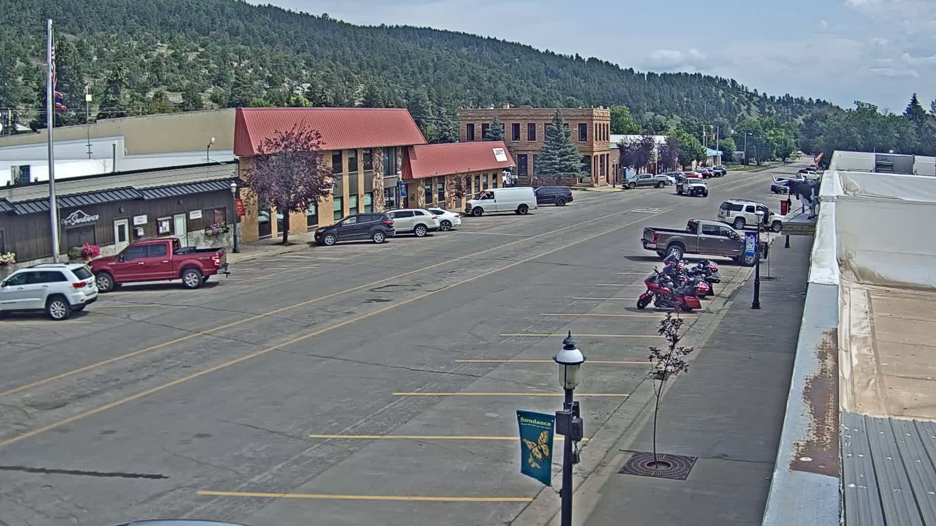 Sundance Village, East Main Street  Live Cam - Sundance, Crook, Wyoming, USA