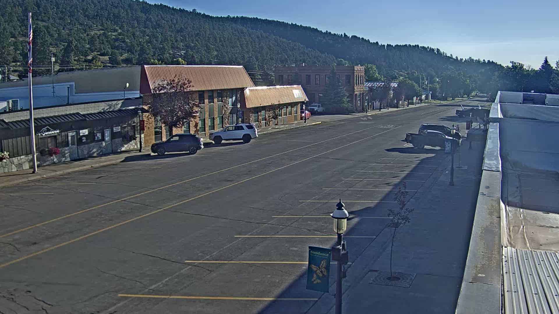 Sundance Village, East Main Street  Live Cam - Sundance, Crook, Wyoming, USA