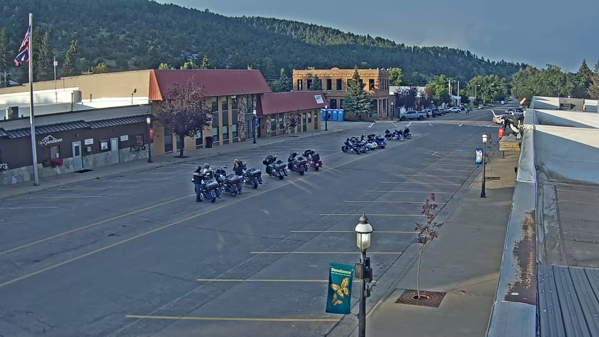 Sundance Village, East Main Street  Live Cam - Sundance, Crook, Wyoming, USA