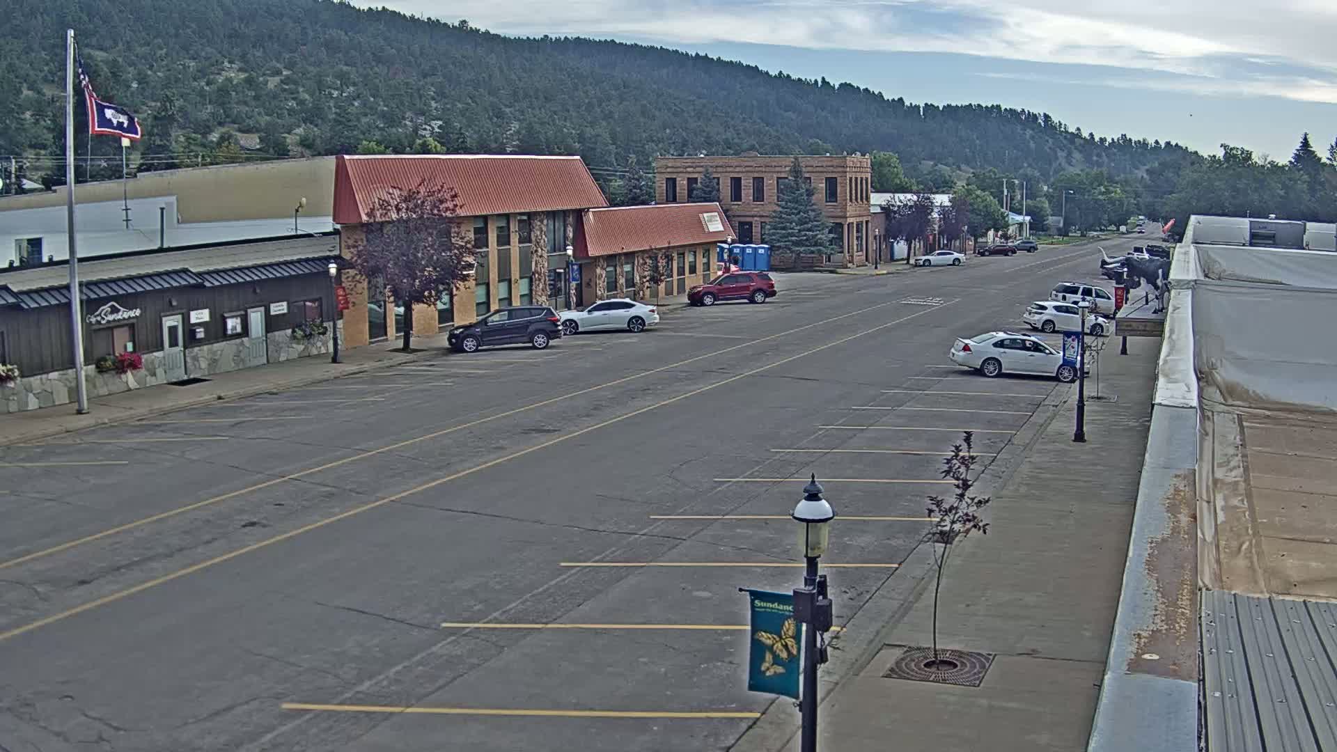 Sundance Village, East Main Street  Live Cam - Sundance, Crook, Wyoming, USA