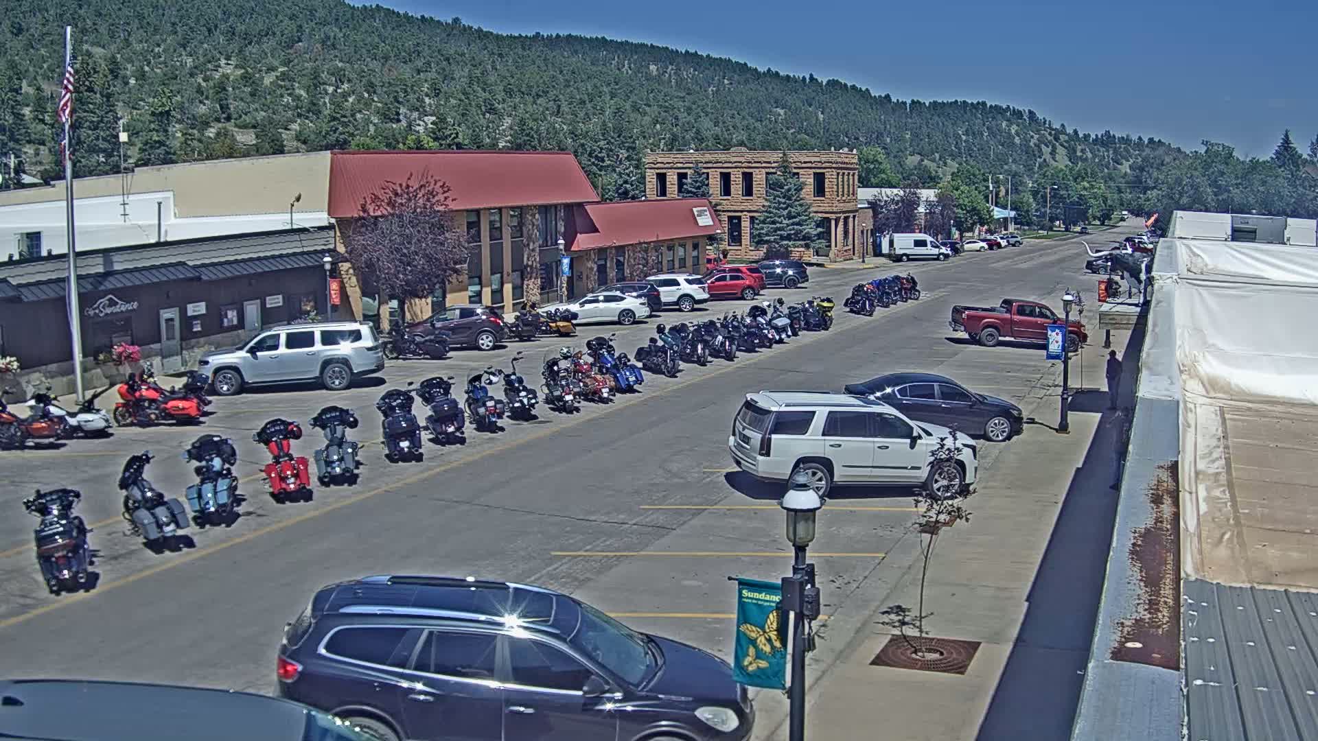 Sundance Village, East Main Street  Live Cam - Sundance, Crook, Wyoming, USA