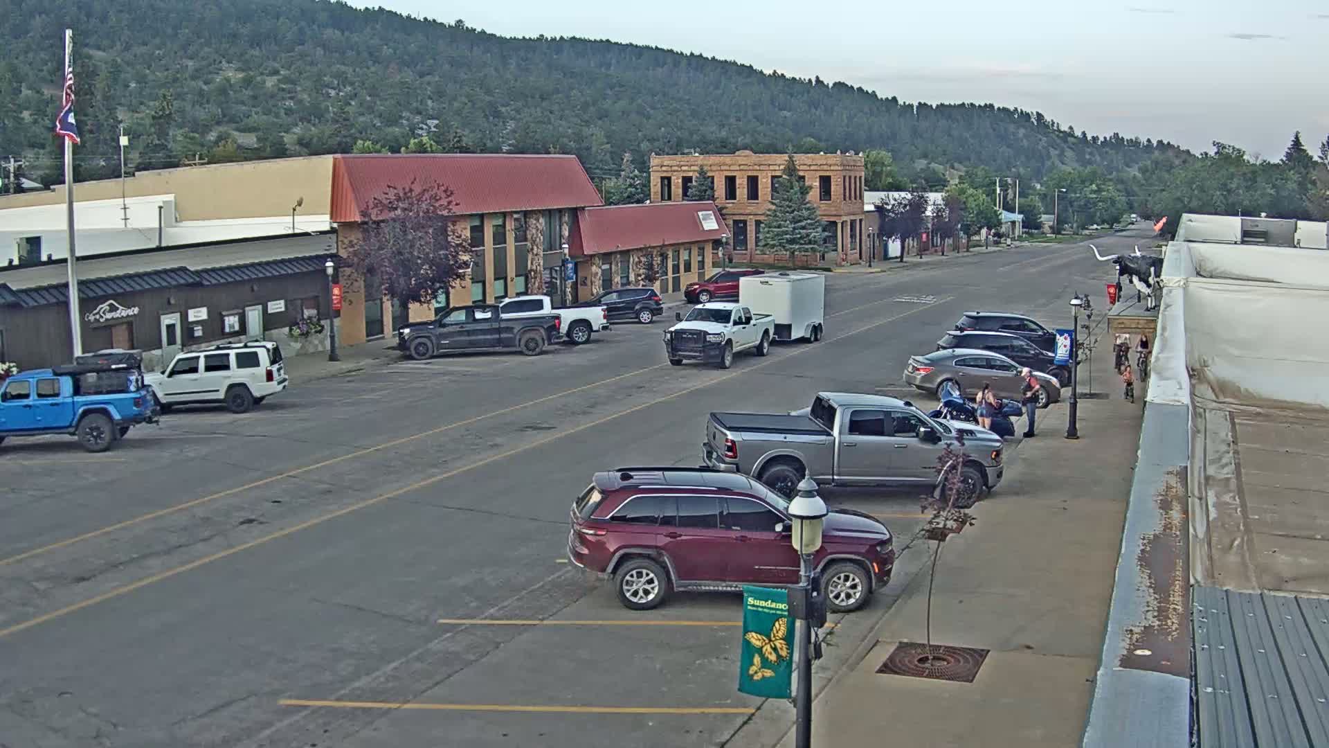 Sundance Village, East Main Street  Live Cam - Sundance, Crook, Wyoming, USA