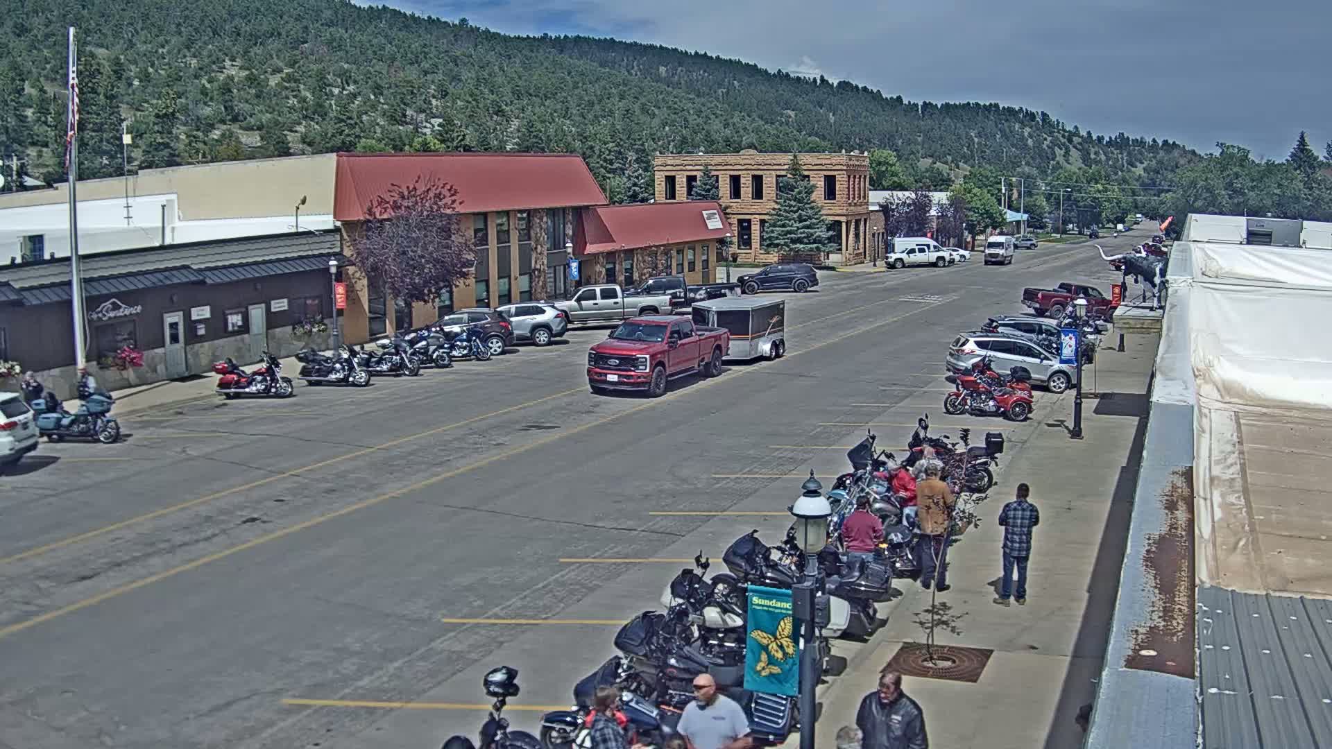 Sundance Village, East Main Street  Live Cam - Sundance, Crook, Wyoming, USA