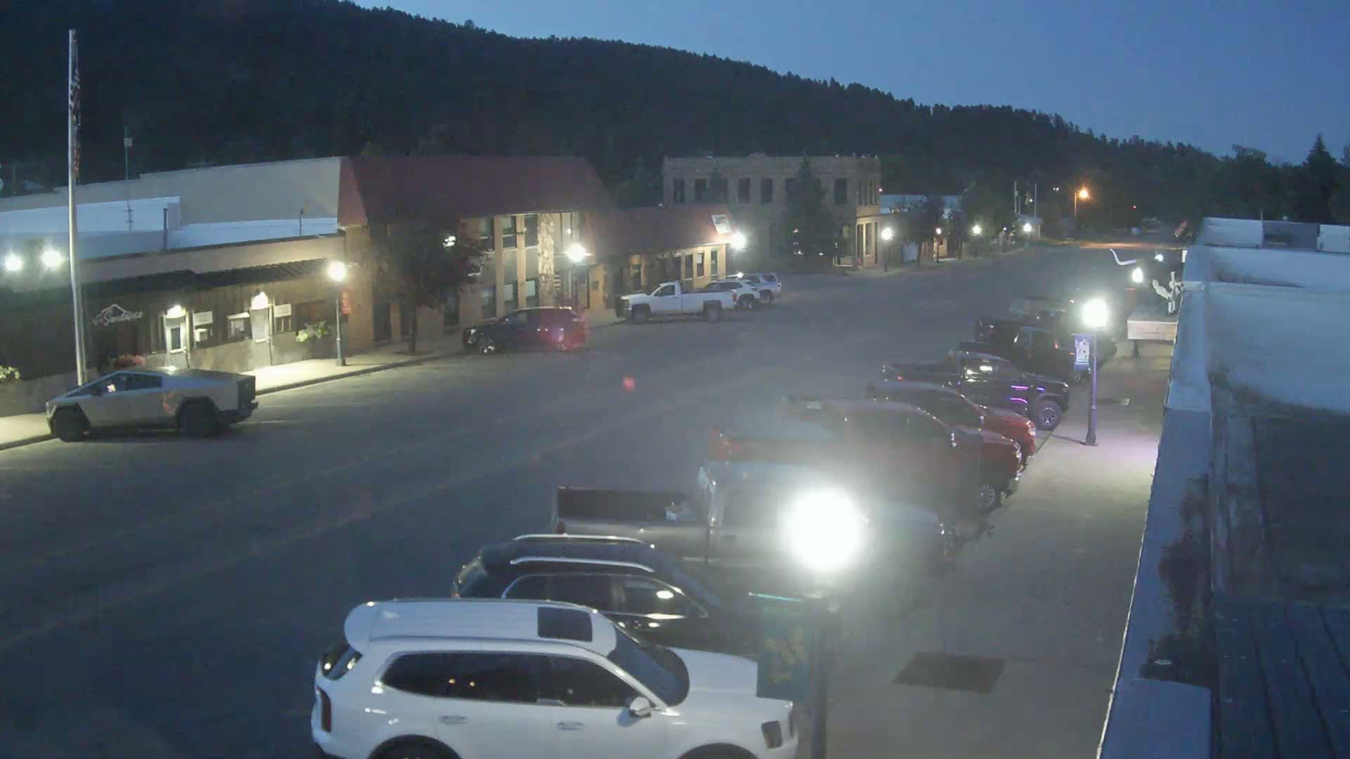 Sundance Village, East Main Street  Live Cam - Sundance, Crook, Wyoming, USA