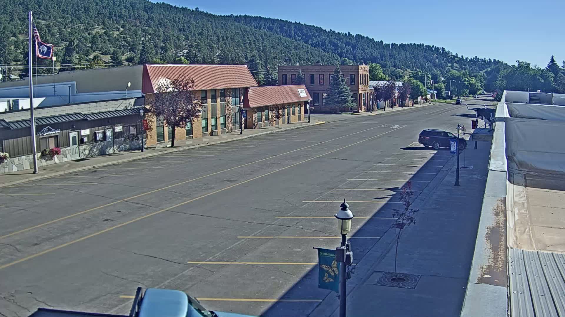 Sundance Village, East Main Street  Live Cam - Sundance, Crook, Wyoming, USA