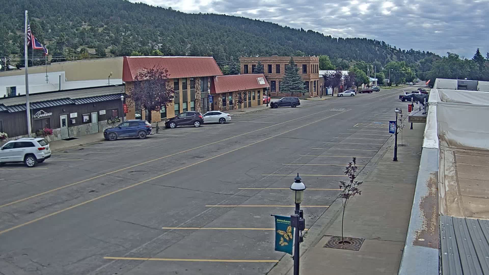 Sundance Village, East Main Street  Live Cam - Sundance, Crook, Wyoming, USA