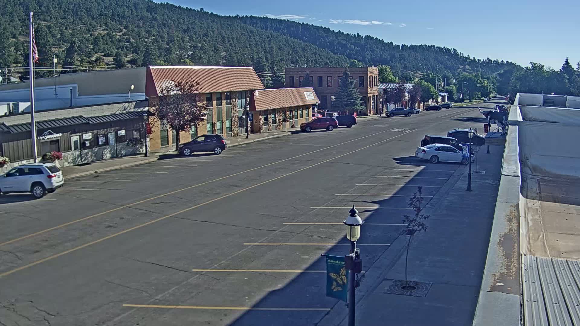 Sundance Village, East Main Street  Live Cam - Sundance, Crook, Wyoming, USA