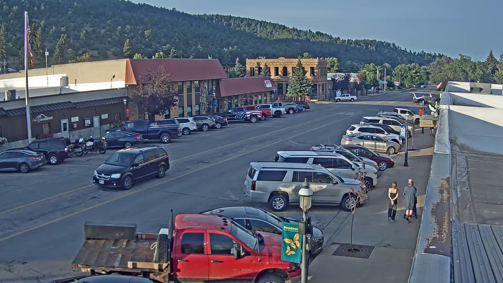Sundance Village, East Main Street  Live Cam - Sundance, Crook, Wyoming, USA