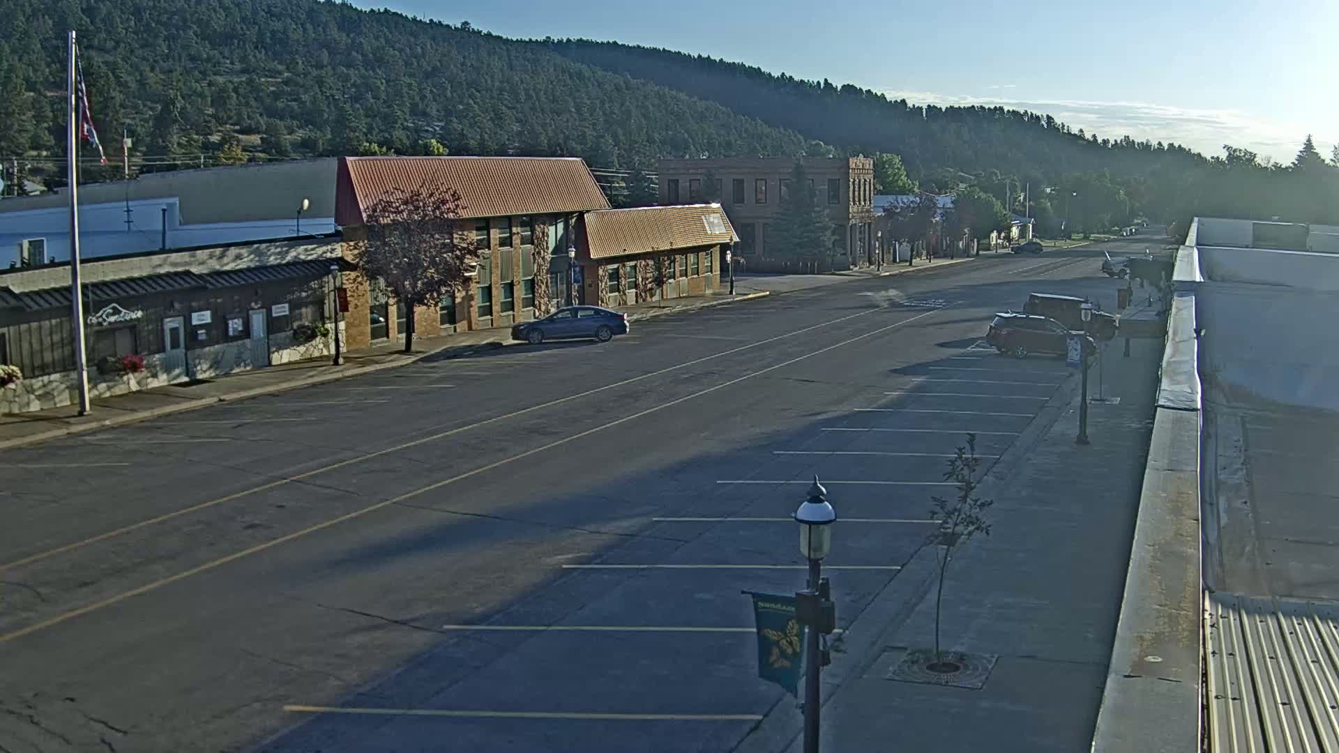 Sundance Village, East Main Street  Live Cam - Sundance, Crook, Wyoming, USA