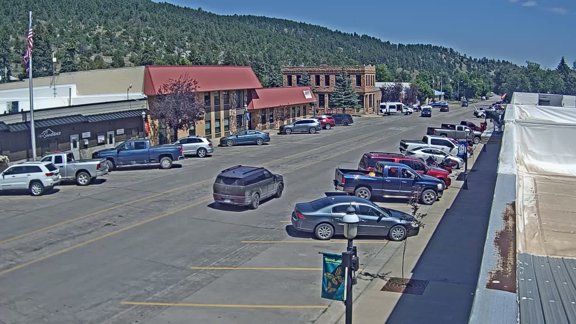 Sundance Village, East Main Street  Live Cam - Sundance, Crook, Wyoming, USA