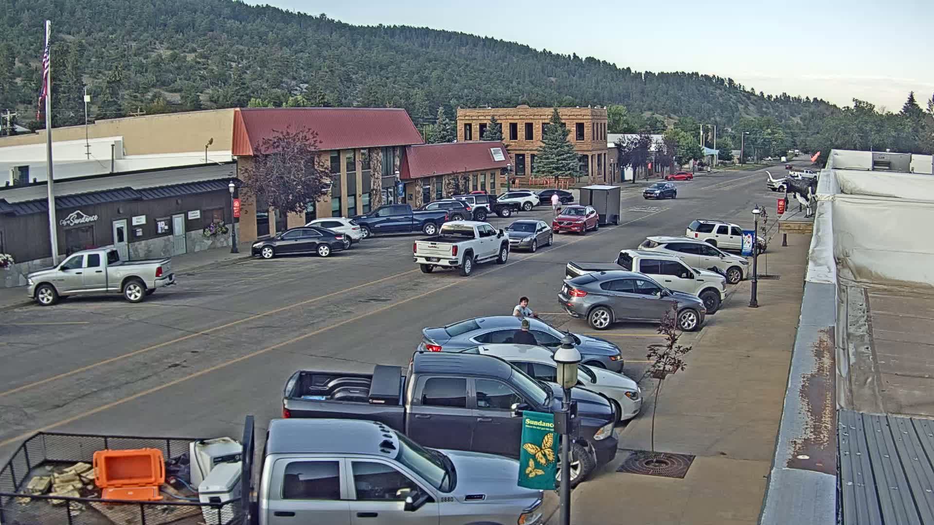 Sundance Village, East Main Street  Live Cam - Sundance, Crook, Wyoming, USA