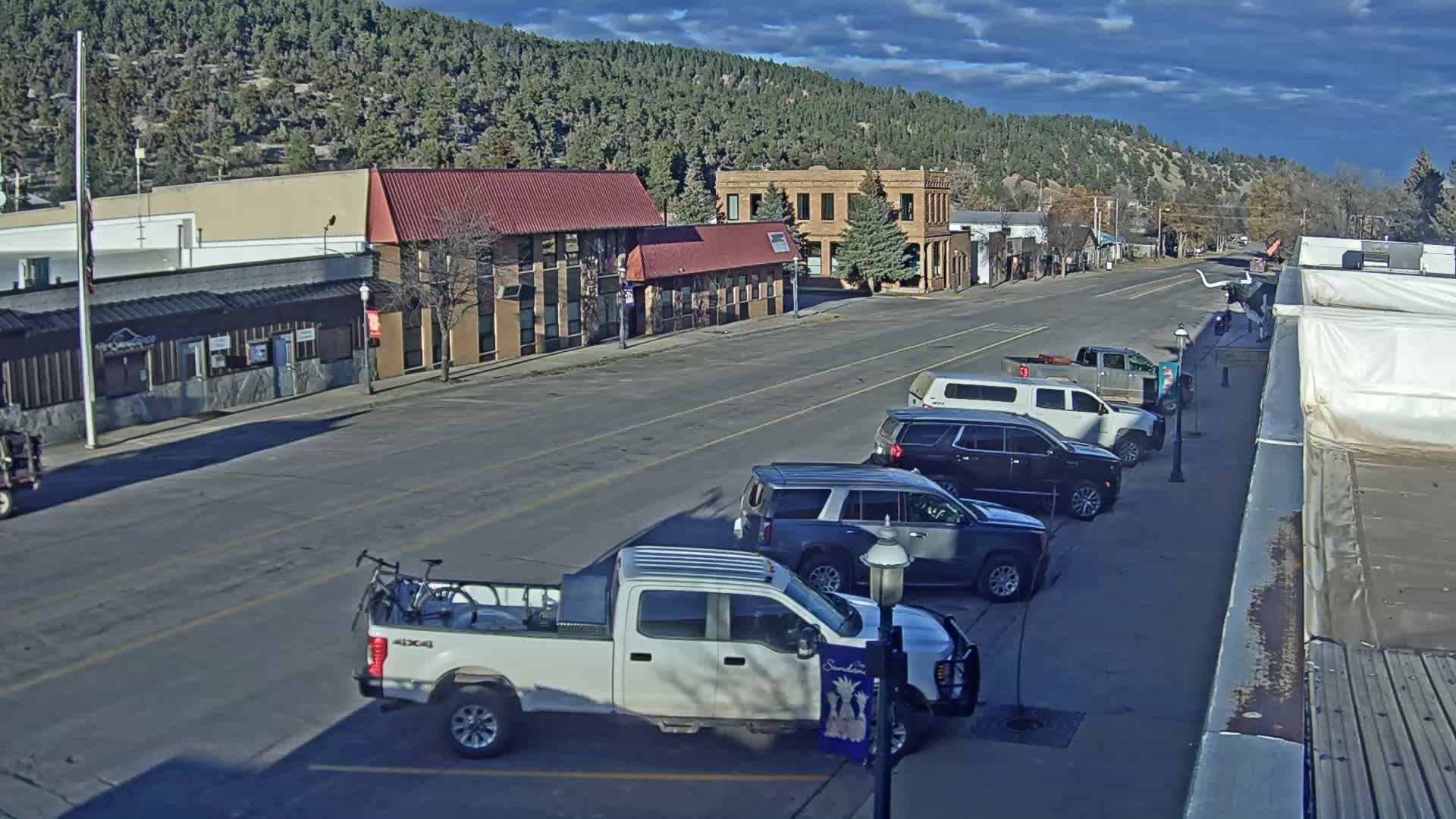 Sundance Village, East Main Street  Live Cam - Sundance, Crook, Wyoming, USA