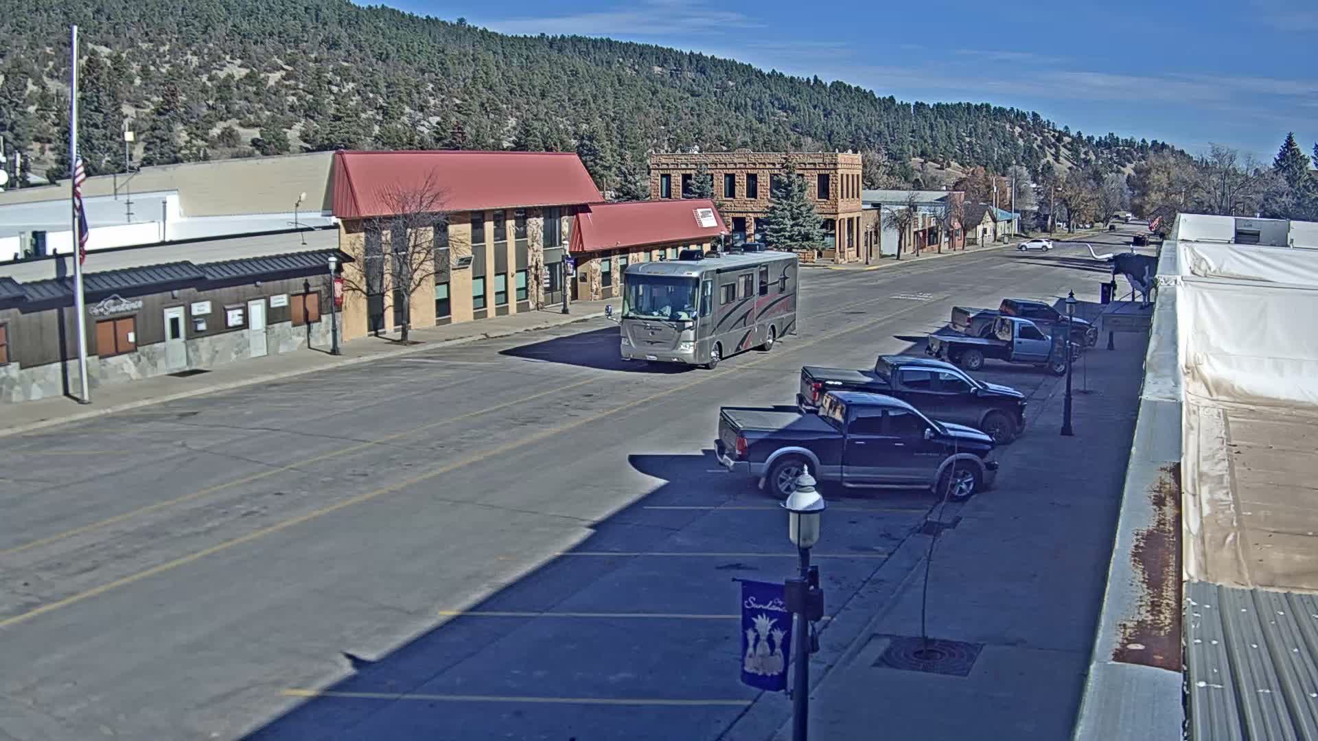 Sundance Village, East Main Street  Live Cam - Sundance, Crook, Wyoming, USA