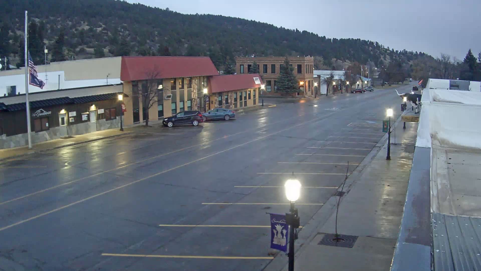 Sundance Village, East Main Street  Live Cam - Sundance, Crook, Wyoming, USA