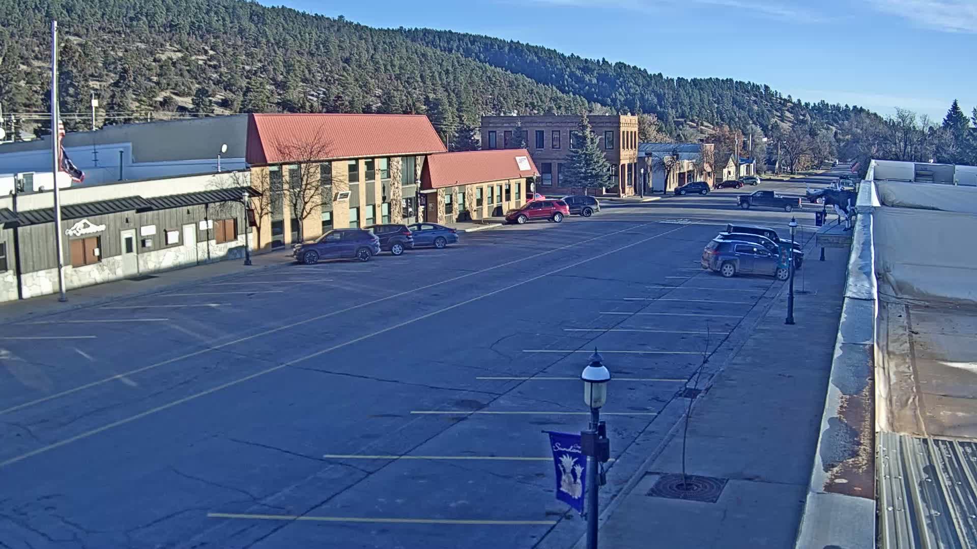 Sundance Village, East Main Street  Live Cam - Sundance, Crook, Wyoming, USA