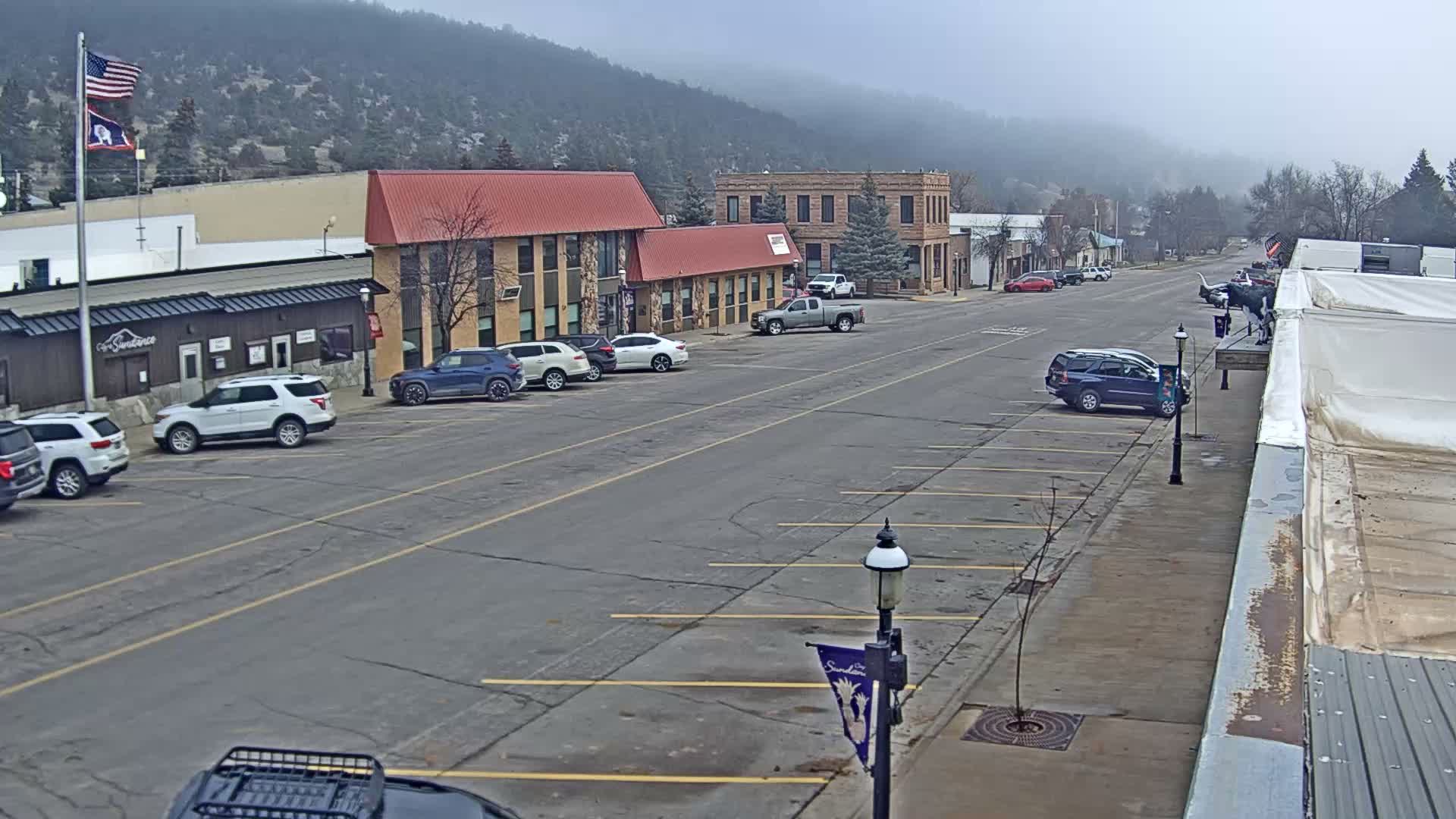 Sundance Village, East Main Street  Live Cam - Sundance, Crook, Wyoming, USA