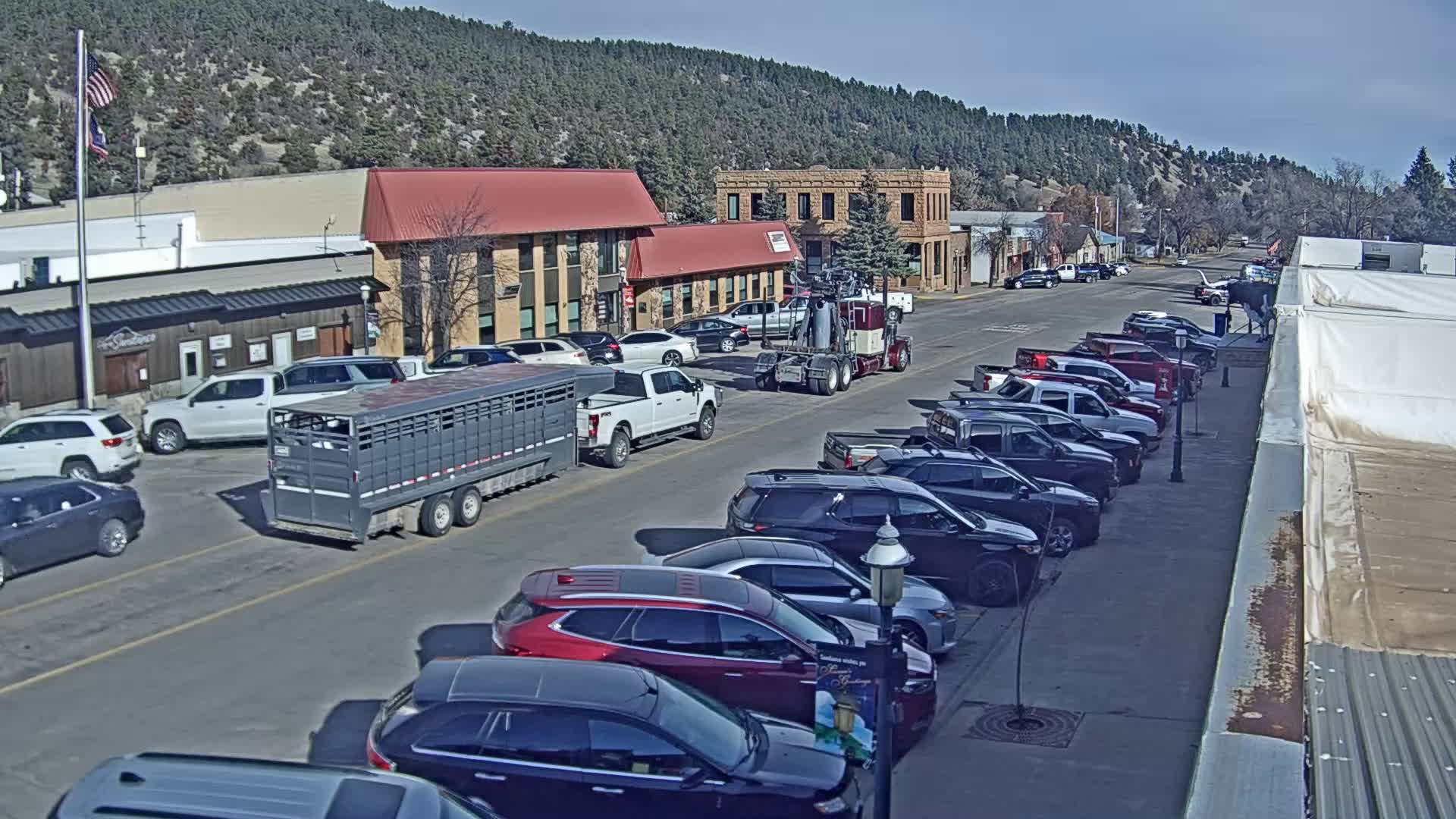 Sundance Village, East Main Street  Live Cam - Sundance, Crook, Wyoming, USA
