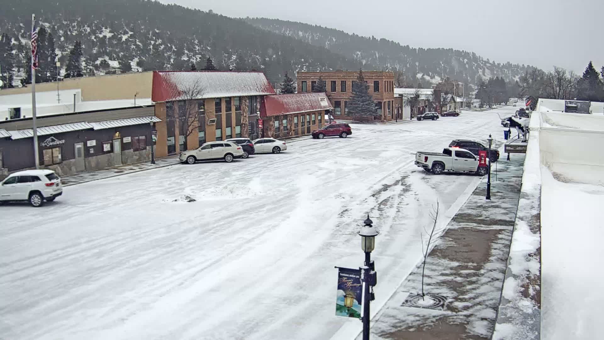 Sundance Village, East Main Street  Live Cam - Sundance, Crook, Wyoming, USA