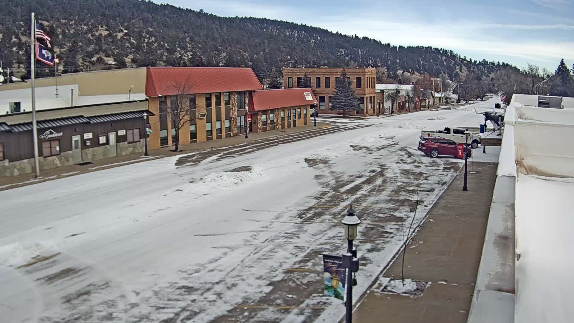 Sundance Village, East Main Street  Live Cam - Sundance, Crook, Wyoming, USA