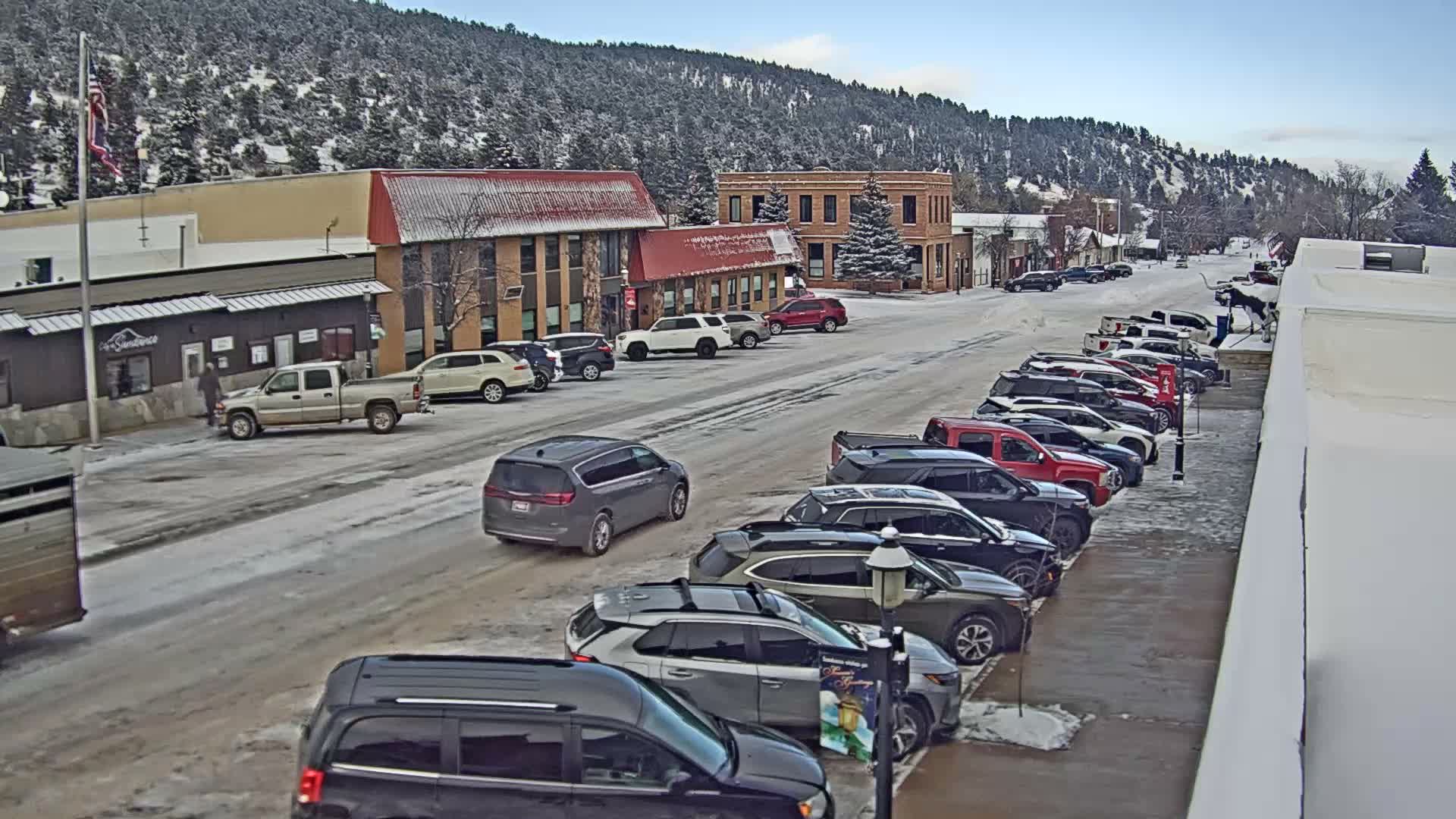 Sundance Village, East Main Street  Live Cam - Sundance, Crook, Wyoming, USA