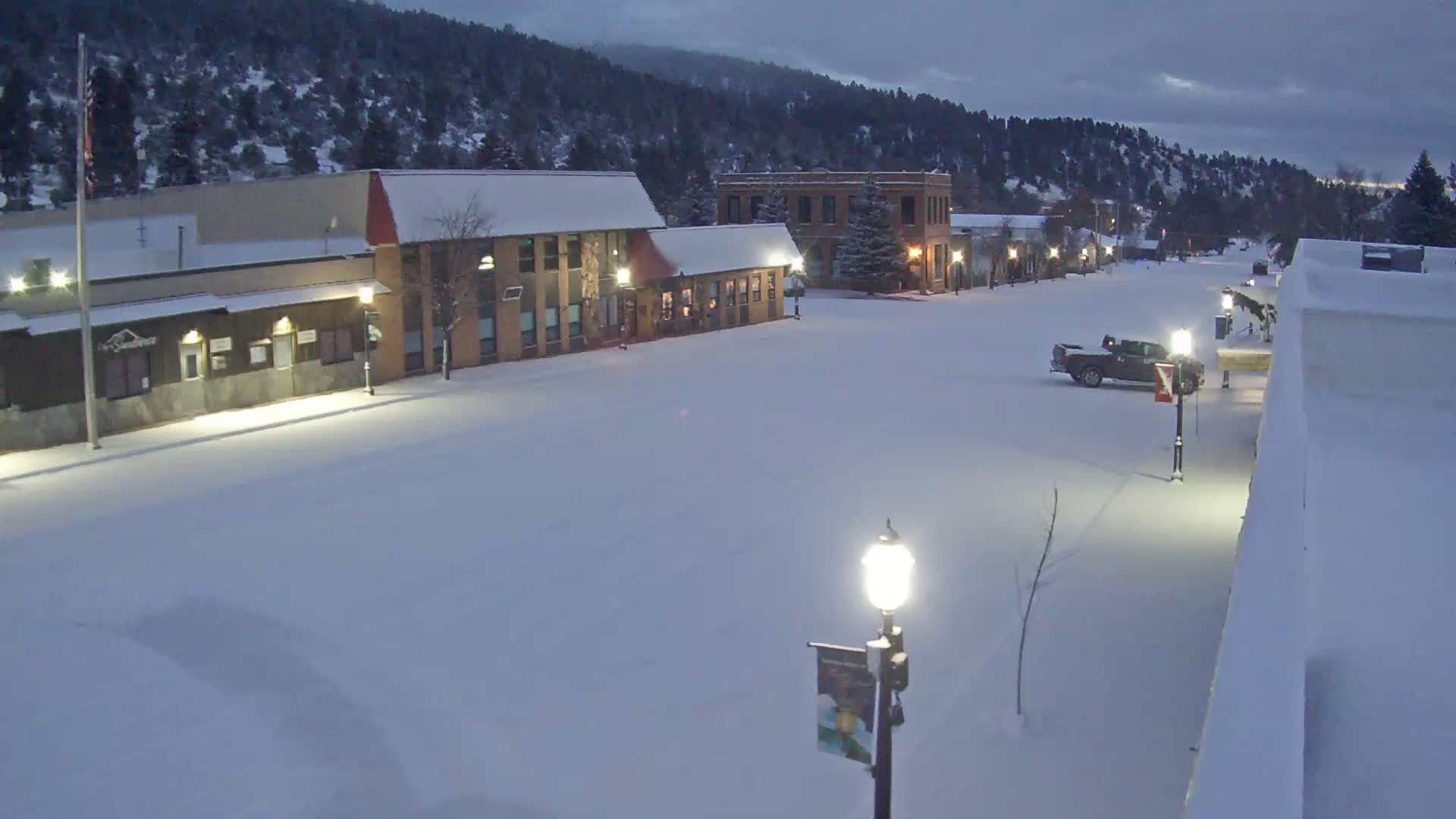 Sundance Village, East Main Street  Live Cam - Sundance, Crook, Wyoming, USA