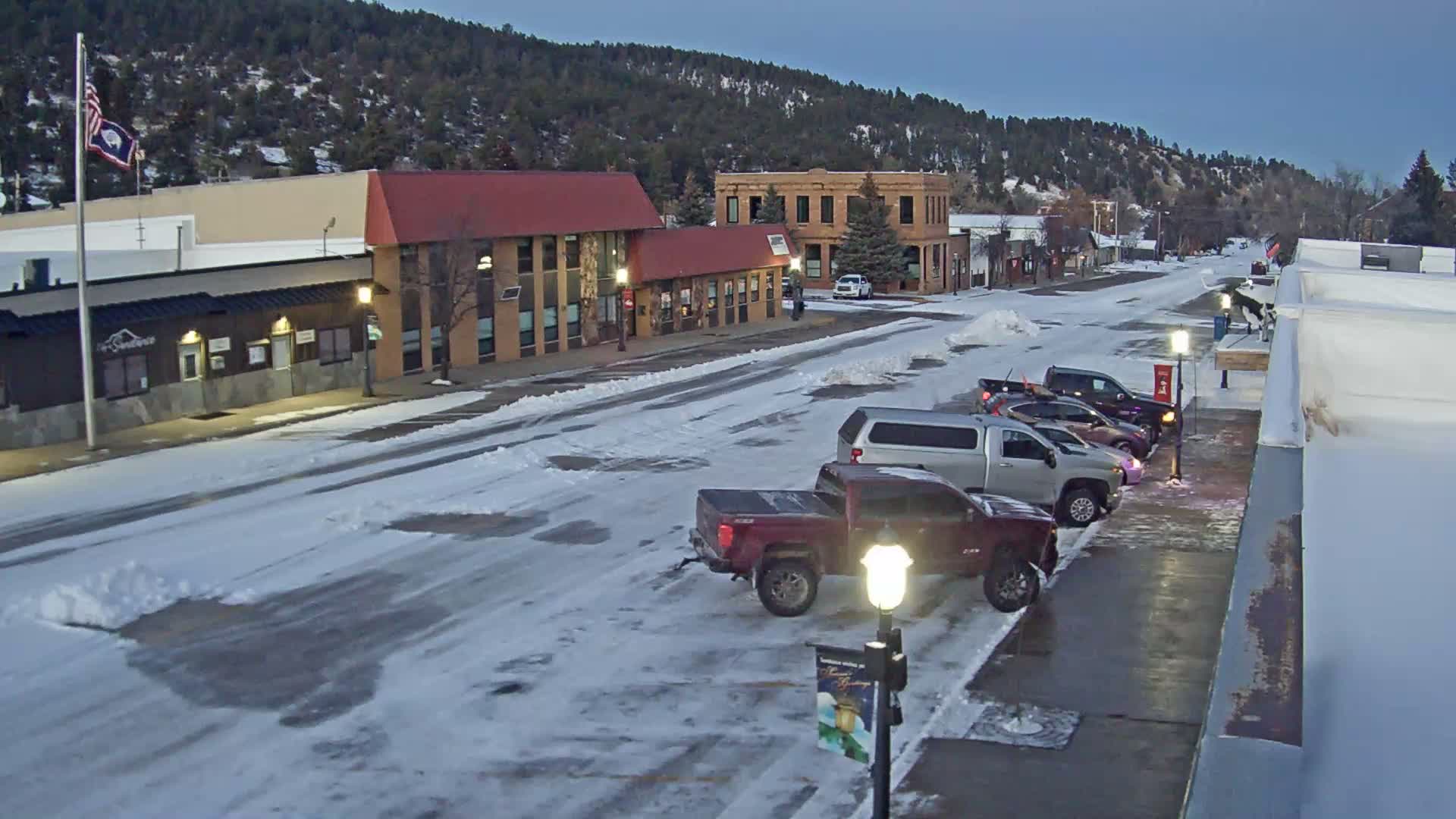 Sundance Village, East Main Street  Live Cam - Sundance, Crook, Wyoming, USA