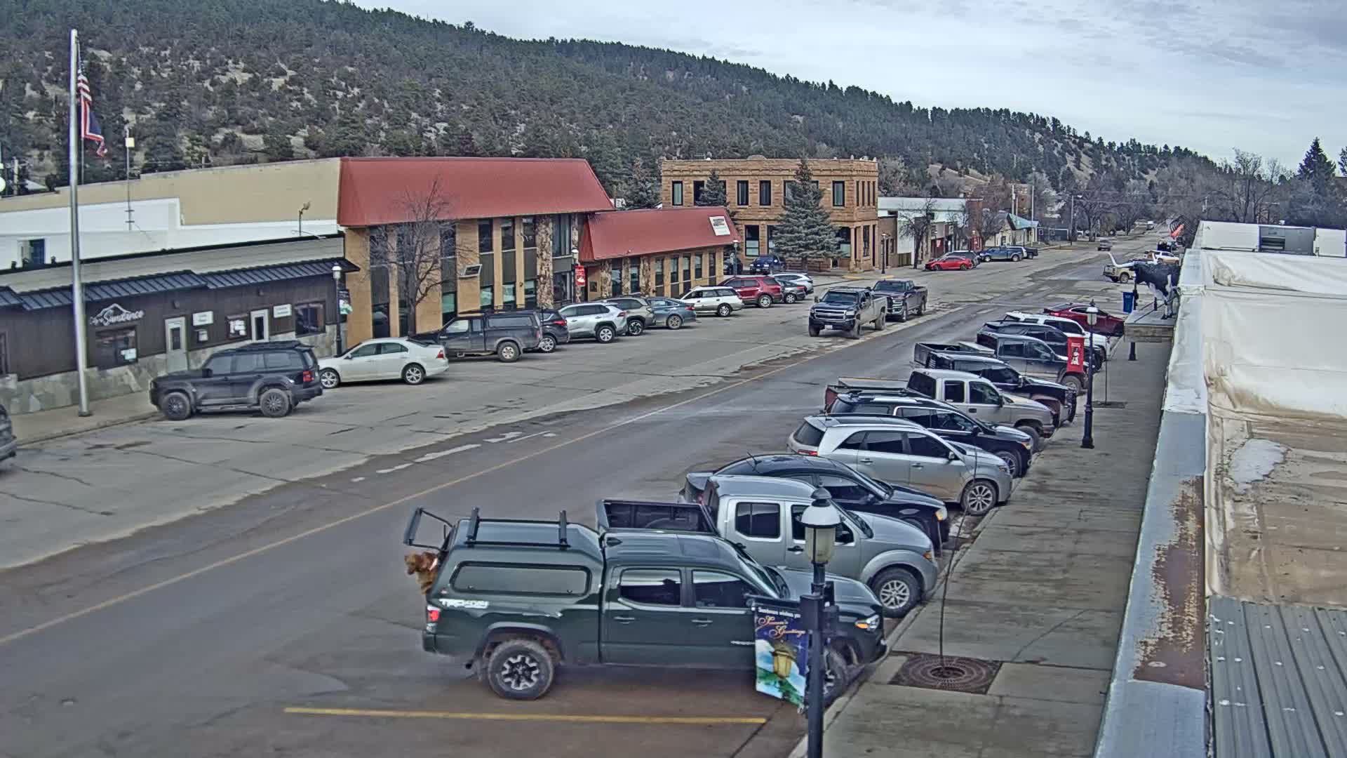 Sundance Village, East Main Street  Live Cam - Sundance, Crook, Wyoming, USA