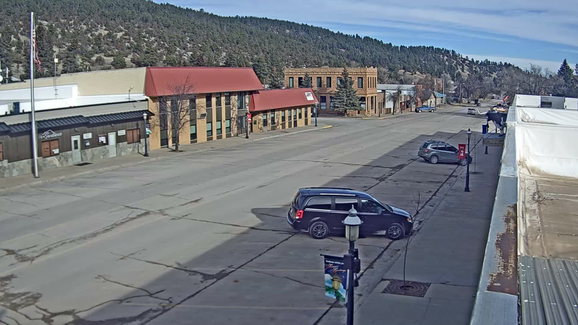 Sundance Village, East Main Street  Live Cam - Sundance, Crook, Wyoming, USA