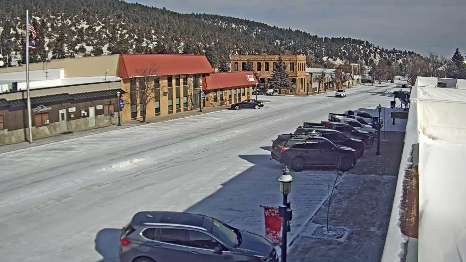 Sundance Village, East Main Street  Live Cam - Sundance, Crook, Wyoming, USA