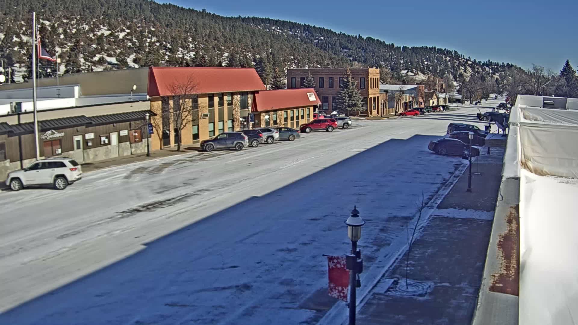 Sundance Village, East Main Street  Live Cam - Sundance, Crook, Wyoming, USA
