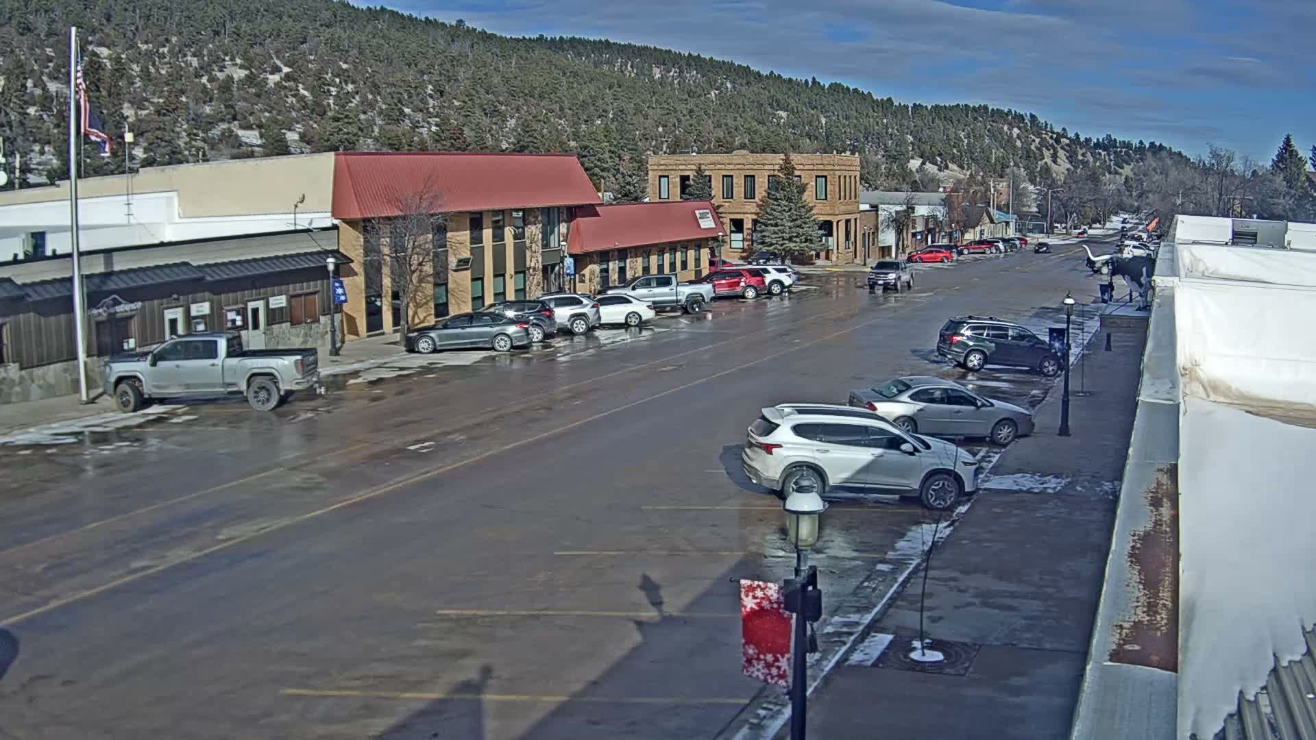 Sundance Village, East Main Street  Live Cam - Sundance, Crook, Wyoming, USA