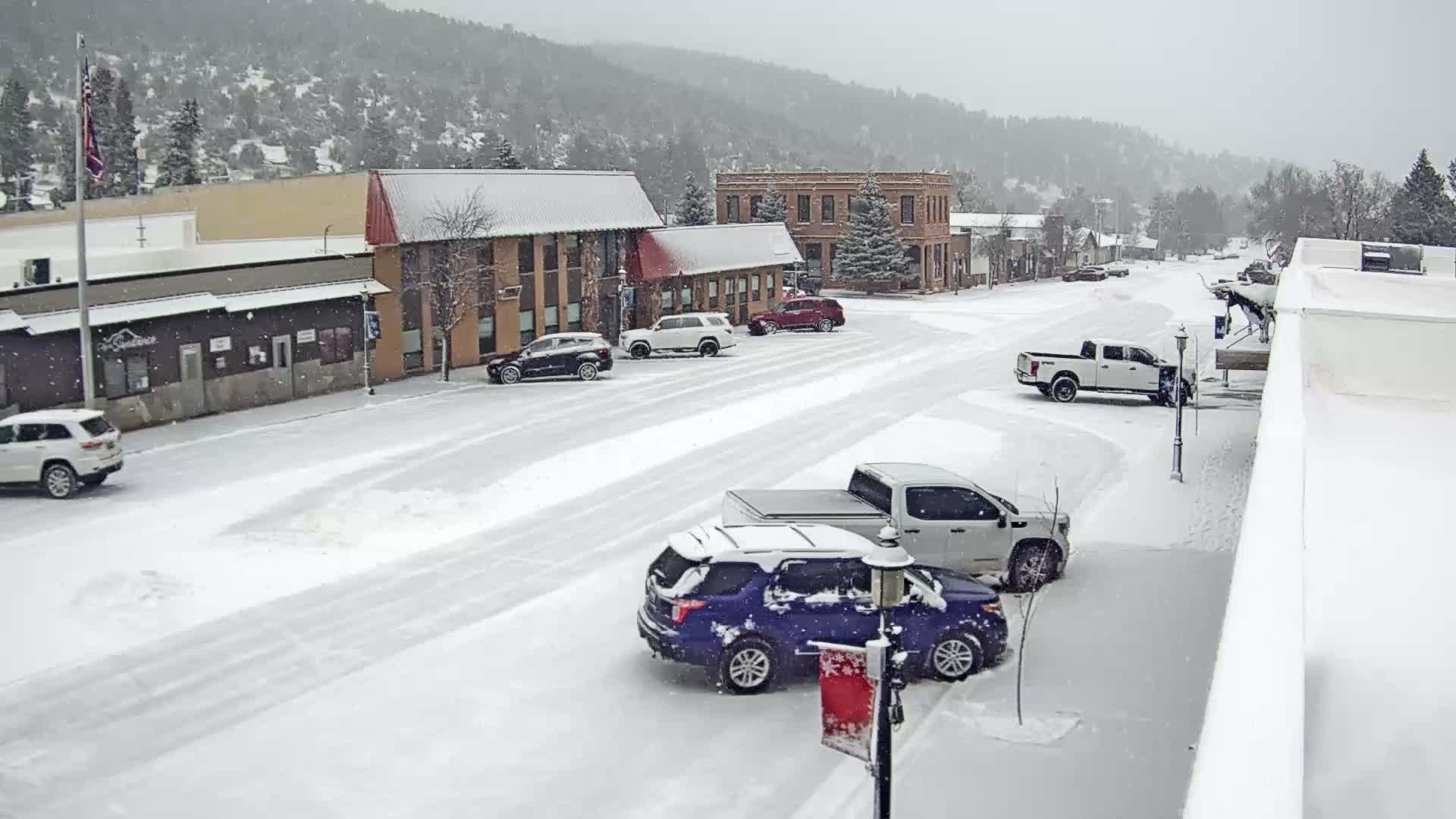 Sundance Village, East Main Street  Live Cam - Sundance, Crook, Wyoming, USA