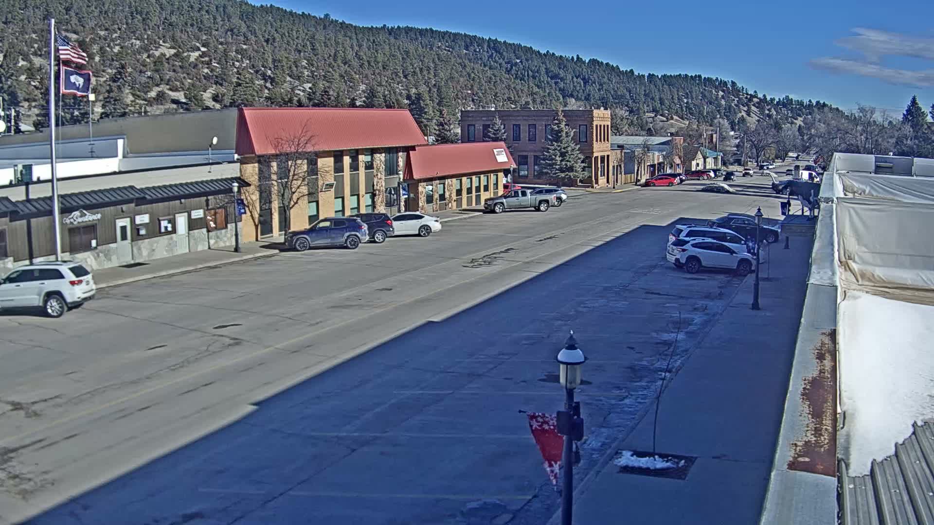 Sundance Village, East Main Street  Live Cam - Sundance, Crook, Wyoming, USA