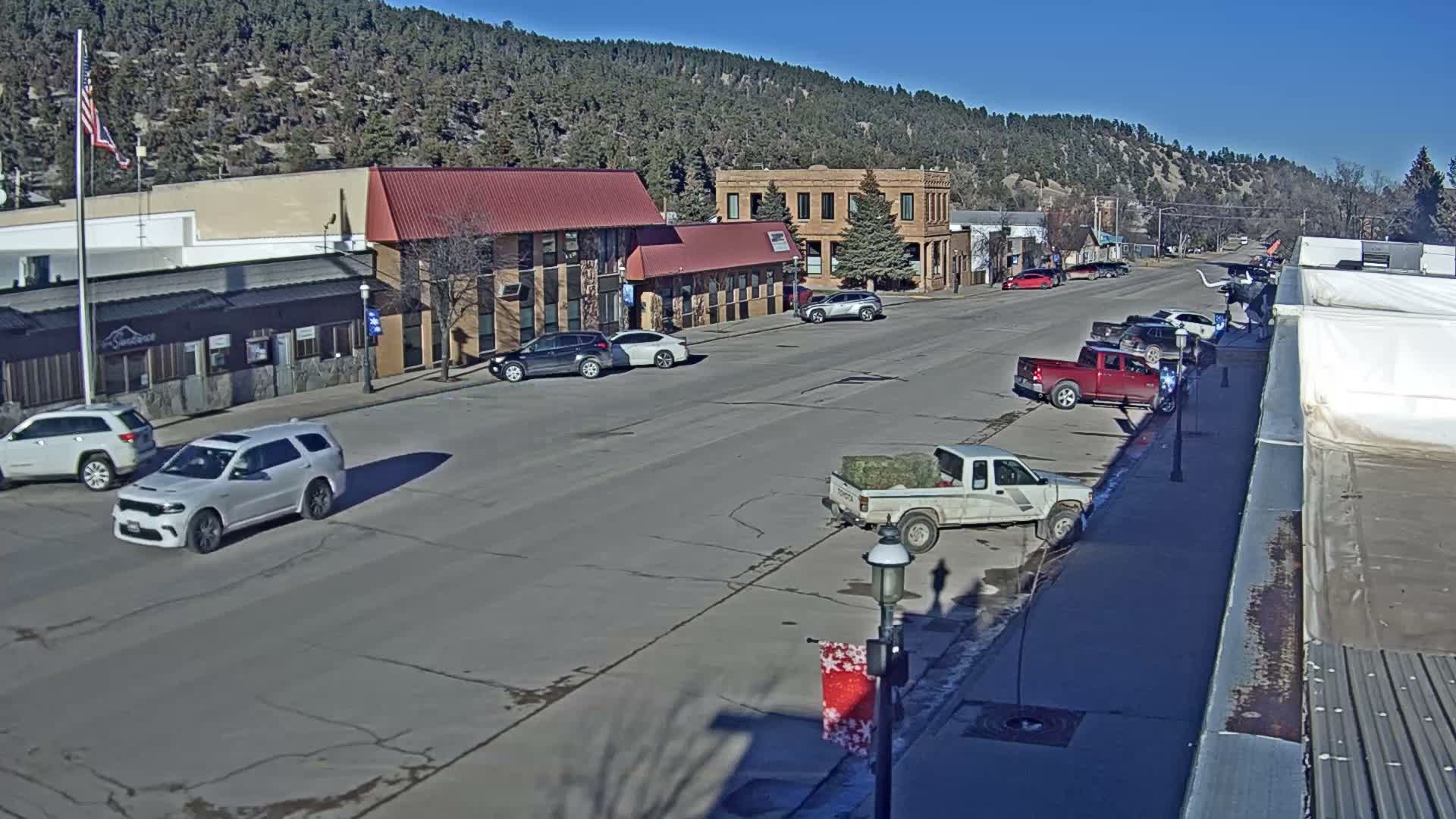 Sundance Village, East Main Street  Live Cam - Sundance, Crook, Wyoming, USA